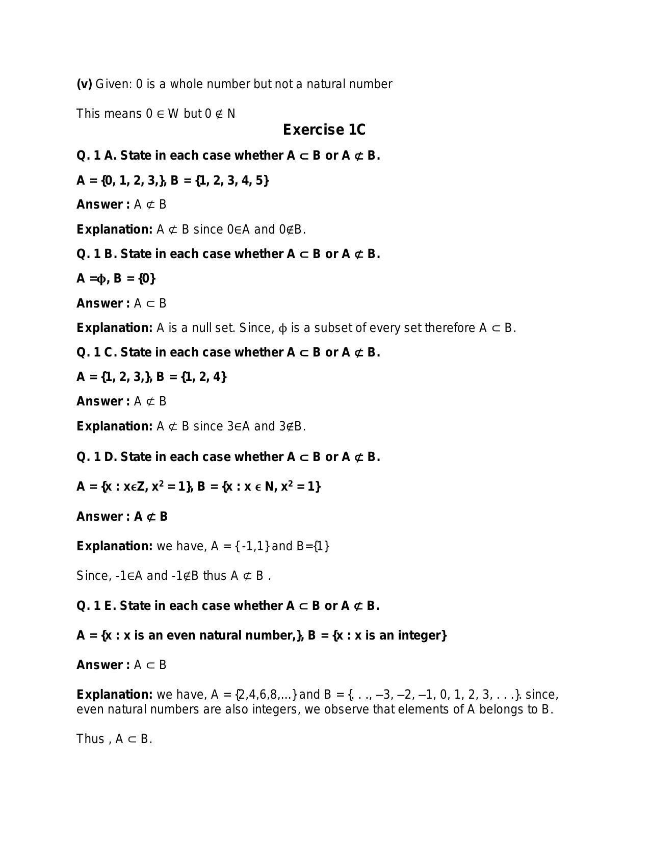 Chapter 1: Sets: RS Aggarwal Class 11 Solutions  - Page 31
