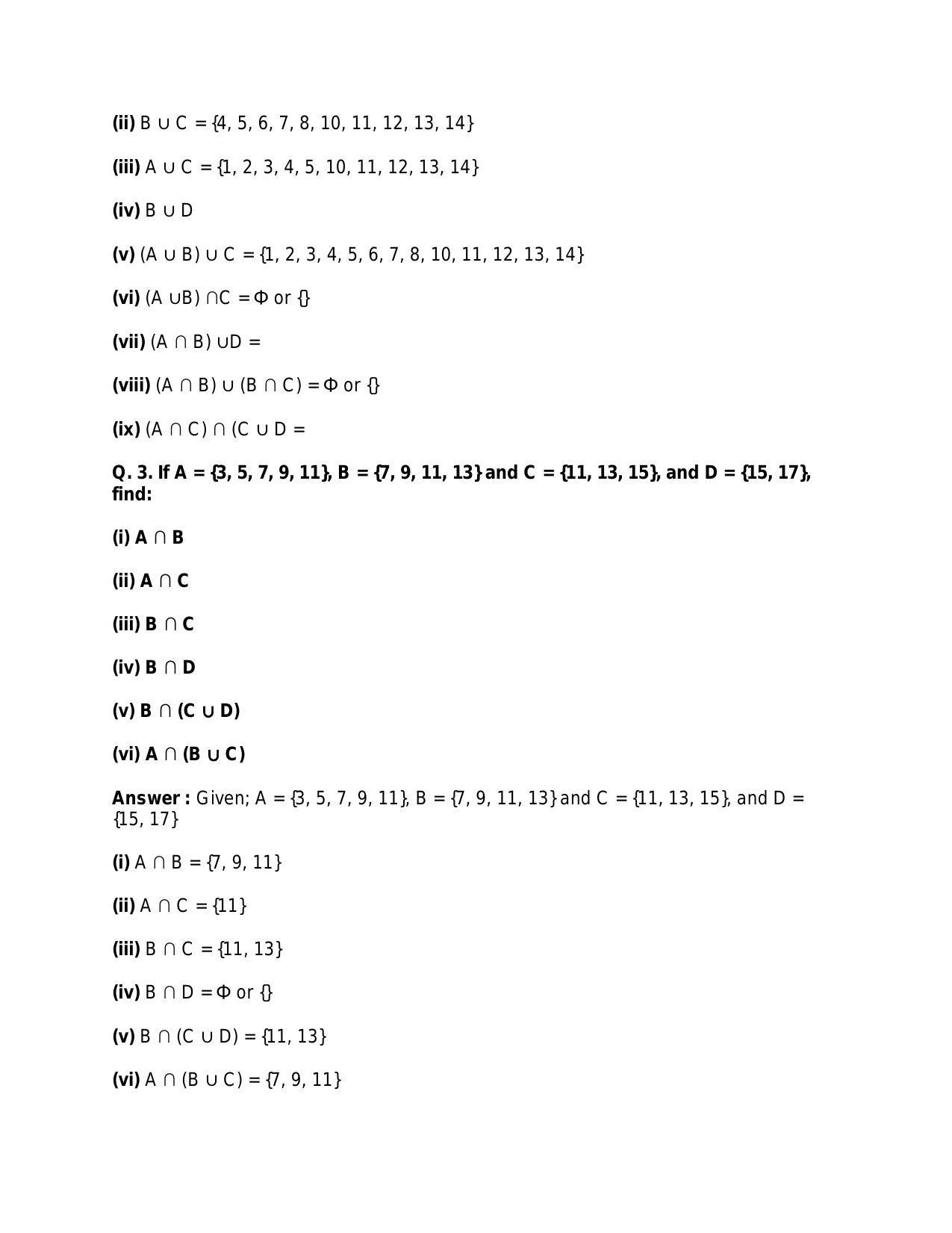 Chapter 1: Sets: RS Aggarwal Class 11 Solutions  - Page 44
