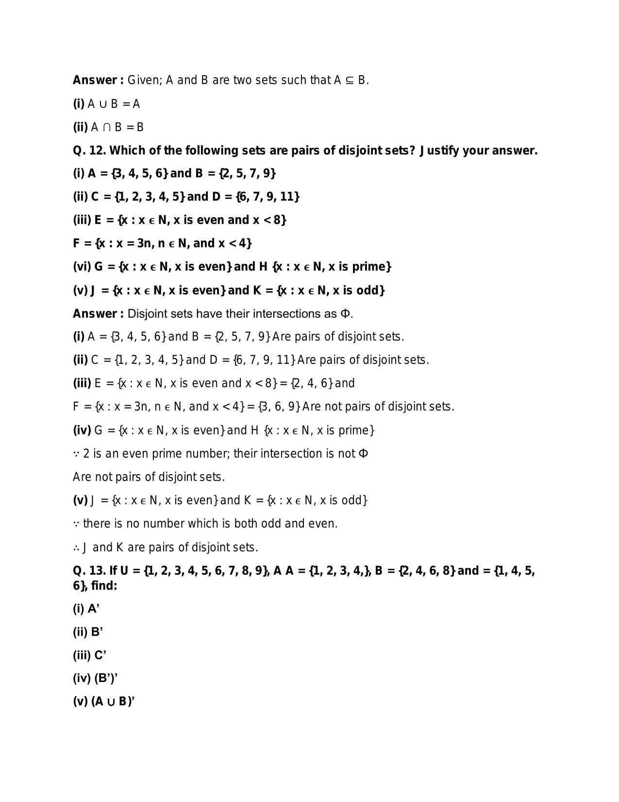 Chapter 1: Sets: RS Aggarwal Class 11 Solutions  - Page 48