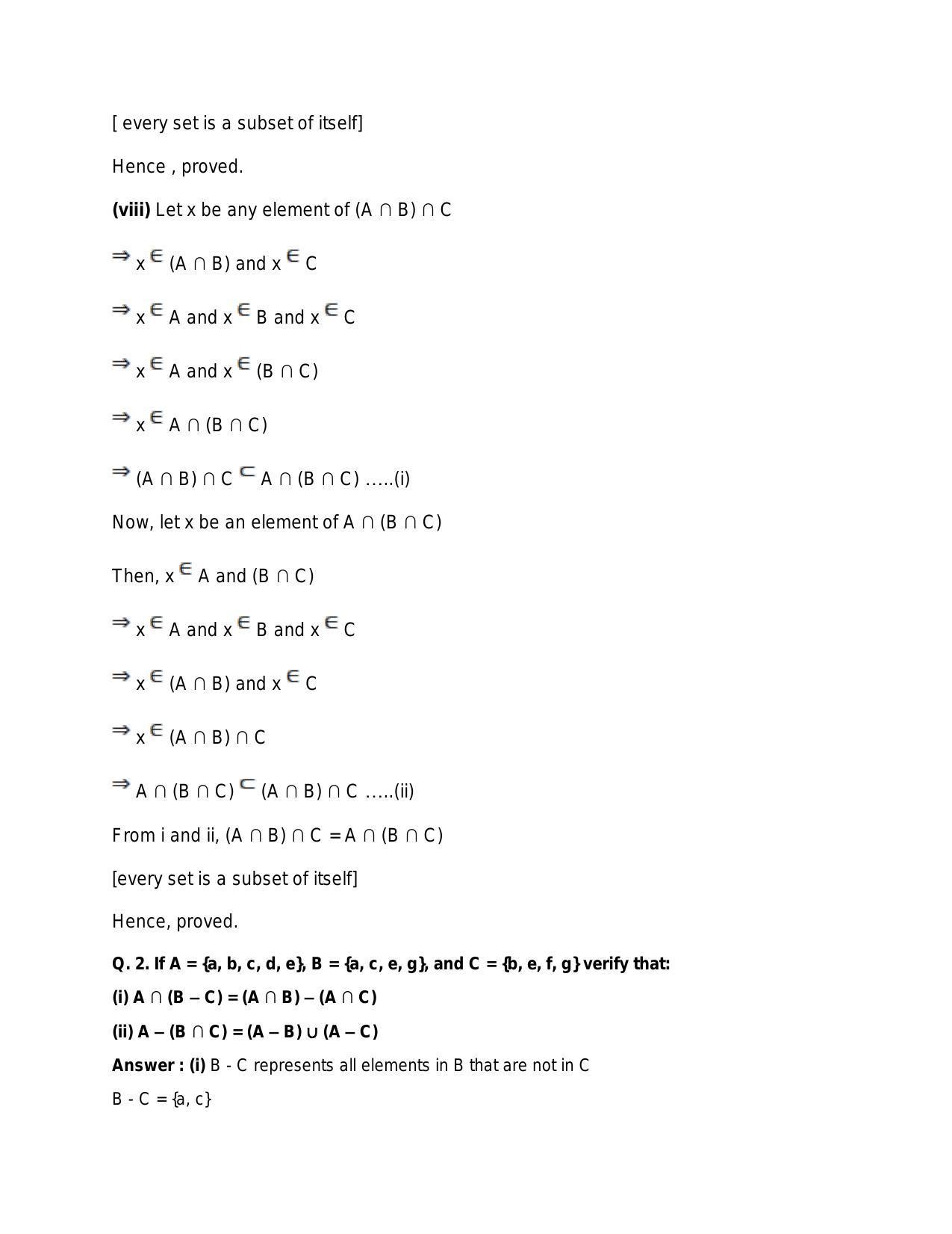 Chapter 1: Sets: RS Aggarwal Class 11 Solutions  - Page 54