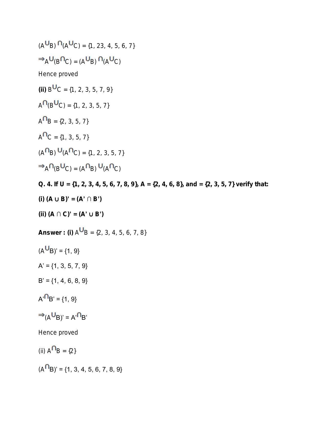 Chapter 1: Sets: RS Aggarwal Class 11 Solutions  - Page 56