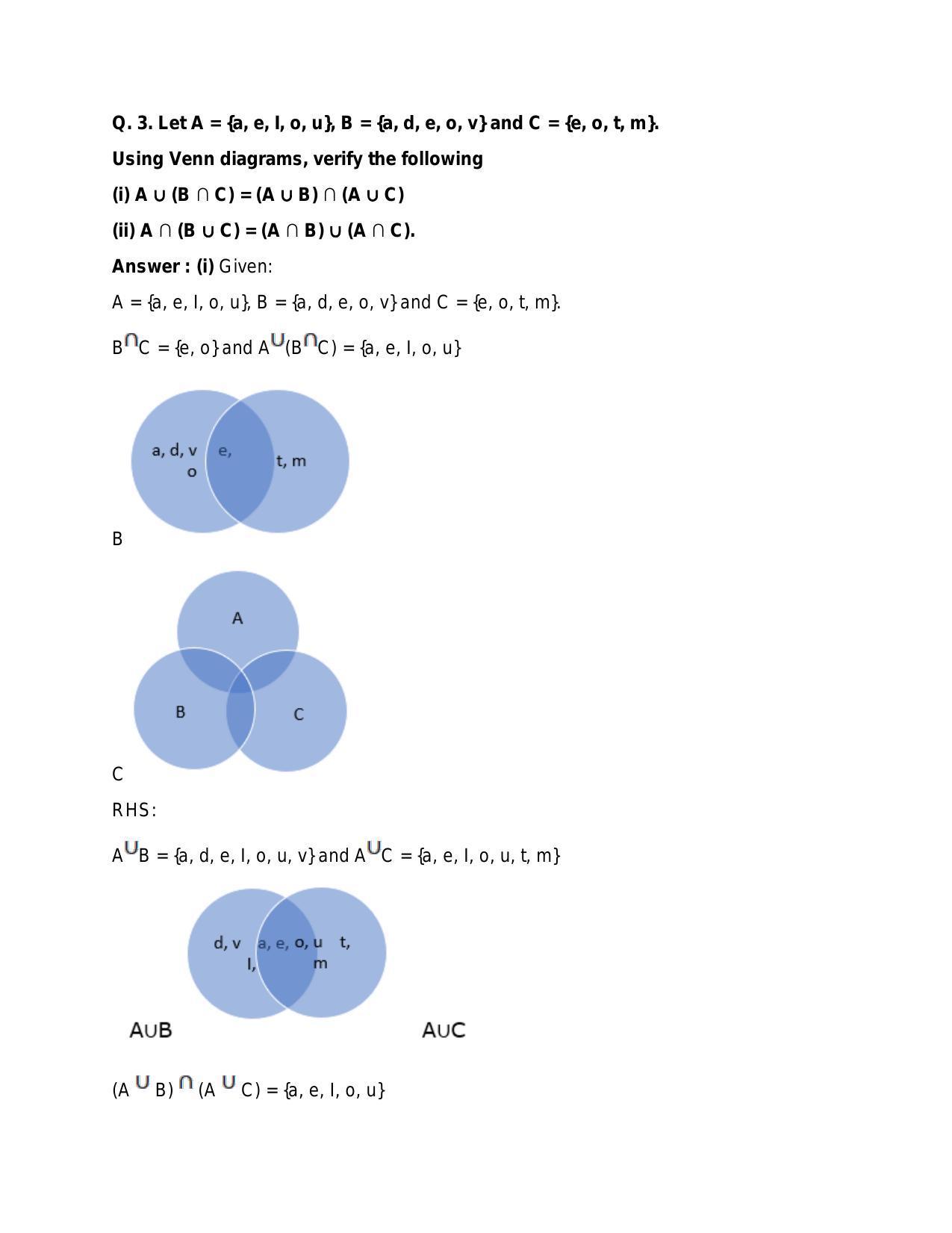 Chapter 1: Sets: RS Aggarwal Class 11 Solutions  - Page 63