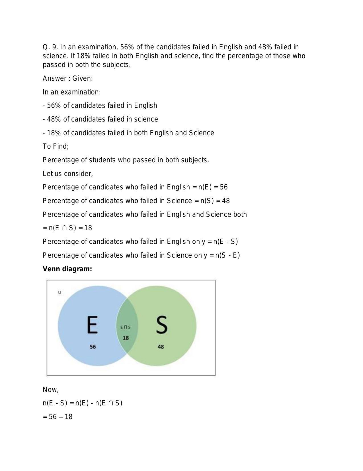 Chapter 1: Sets: RS Aggarwal Class 11 Solutions  - Page 75