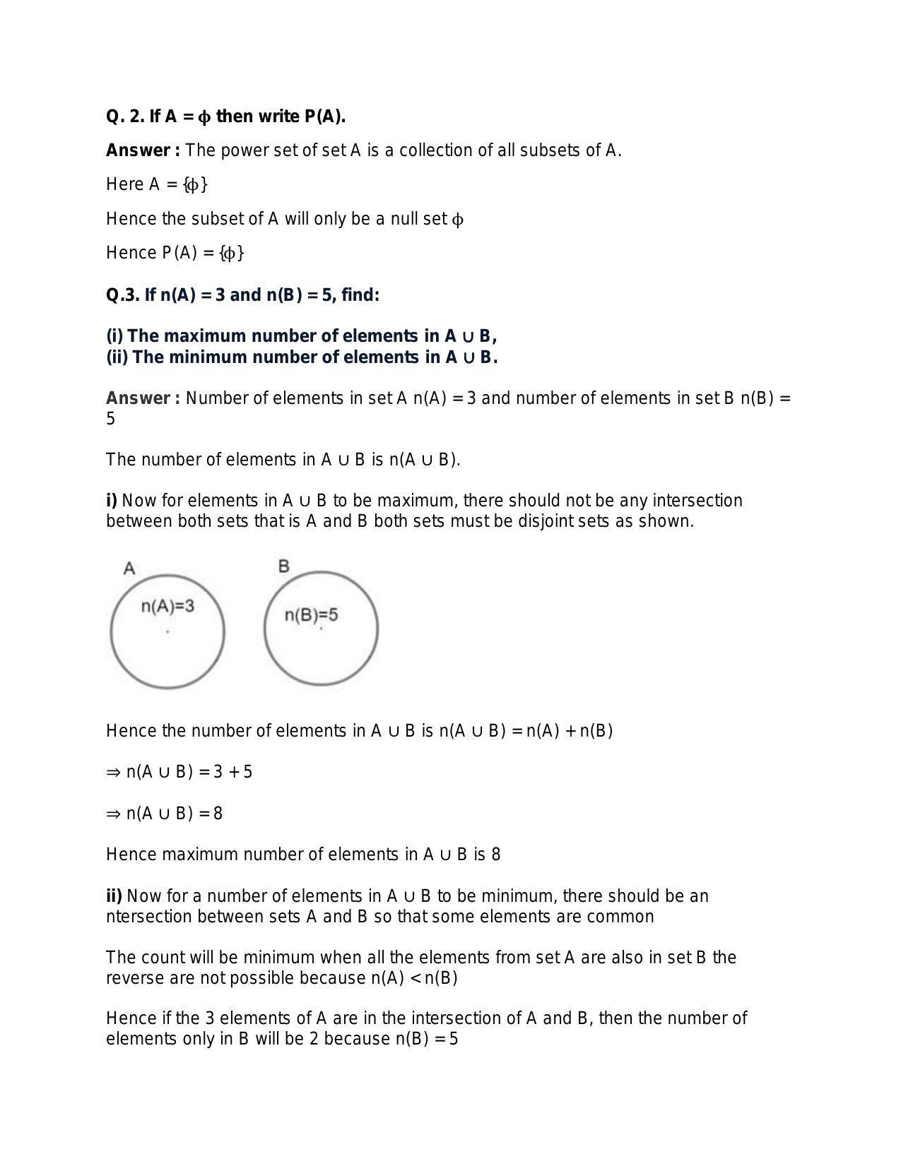 Chapter 1: Sets: RS Aggarwal Class 11 Solutions  - Page 89