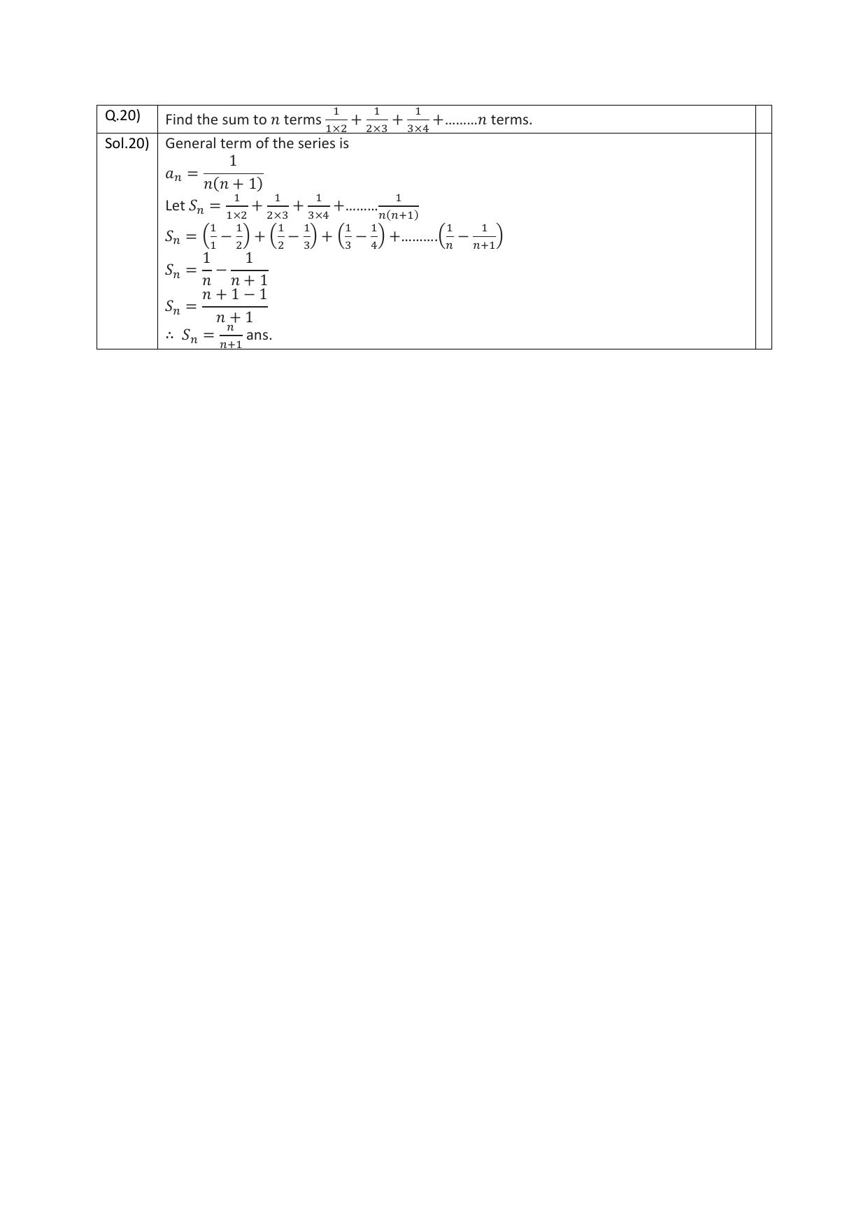 CBSE Worksheets for Class 11 Mathematics Sequences and Series Assignment 5 - Page 2