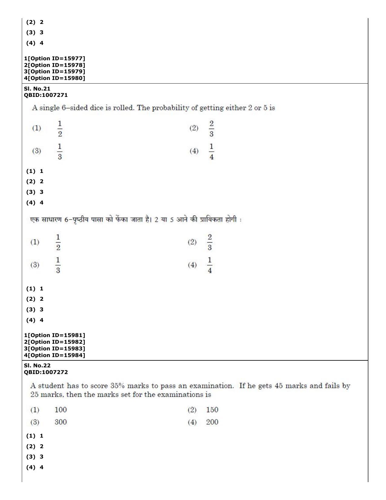 CUET (PG) 2022: PGQP-64 Nyaya Vaisheshika Prachin Nyaya (06-09-2022) Question Paper - Page 21