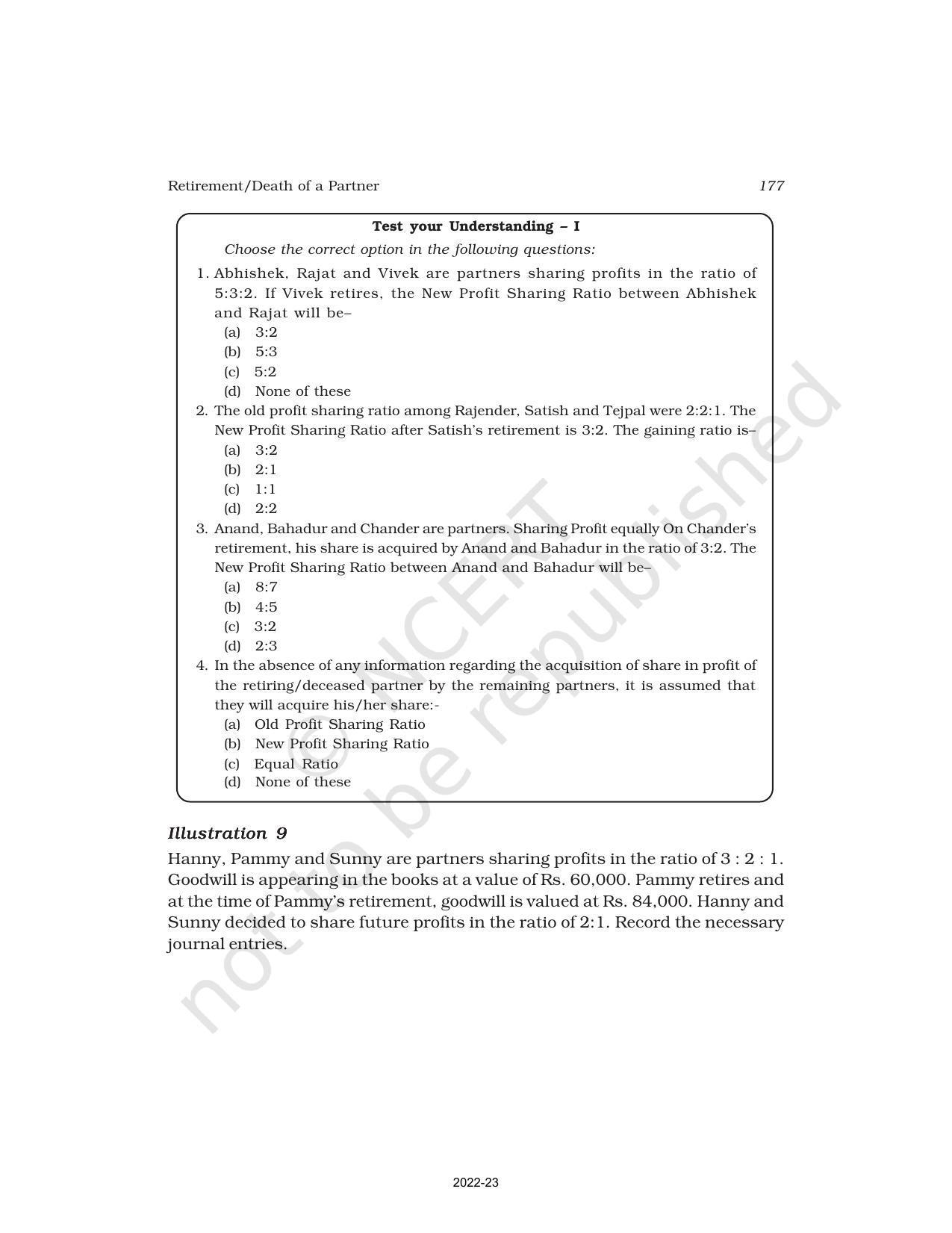 Reconstitution of a Partnership Firm – Retirement/Death of a Partner - Page 11
