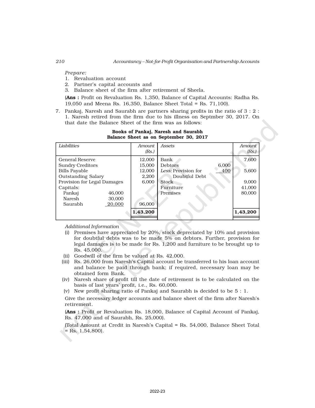 Reconstitution of a Partnership Firm – Retirement/Death of a Partner - Page 44