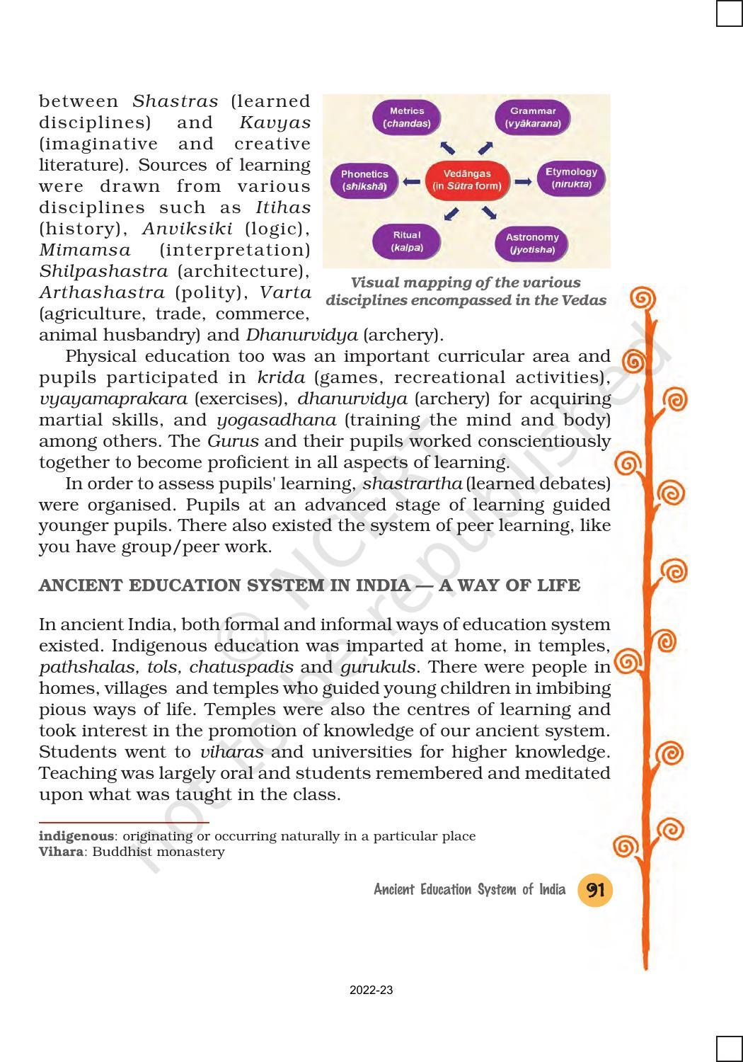 NCERT Book For Class 8 English Chapter 11 Ancient Education