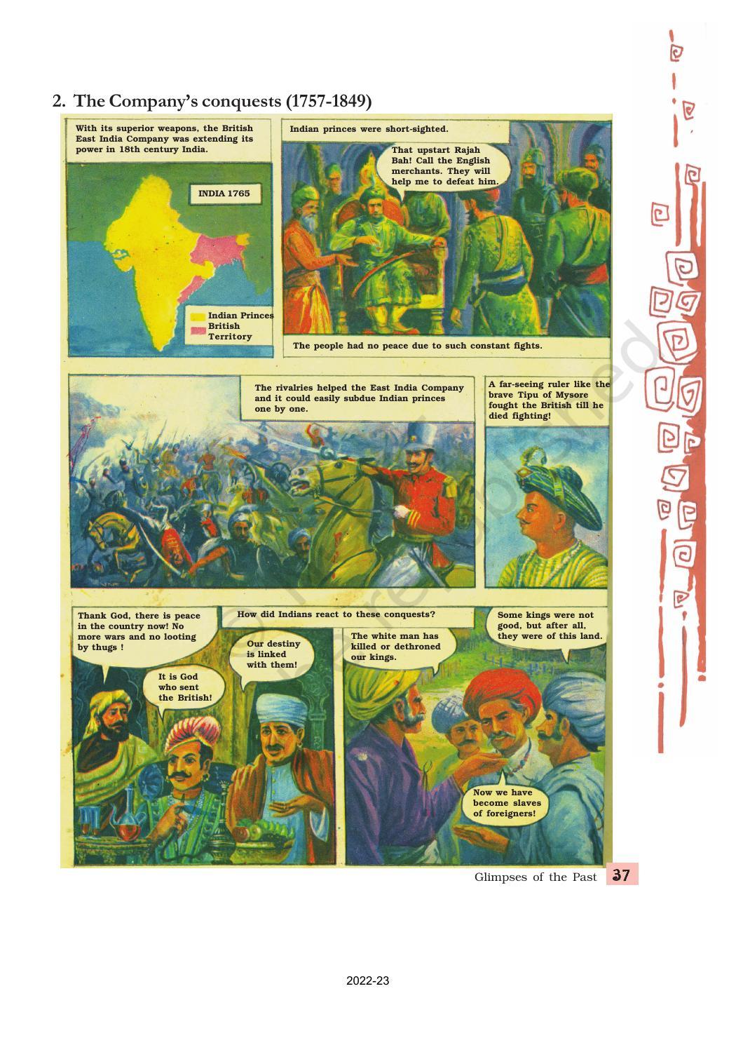 NCERT Book For Class 8 English Chapter 3 Glimpses Of The Past