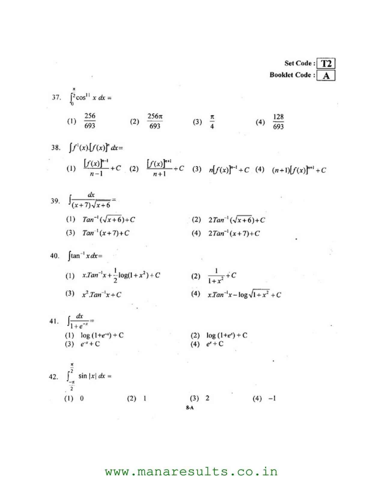 AP ECET 2016 Civil Engineering Old Previous Question Papers - Page 7