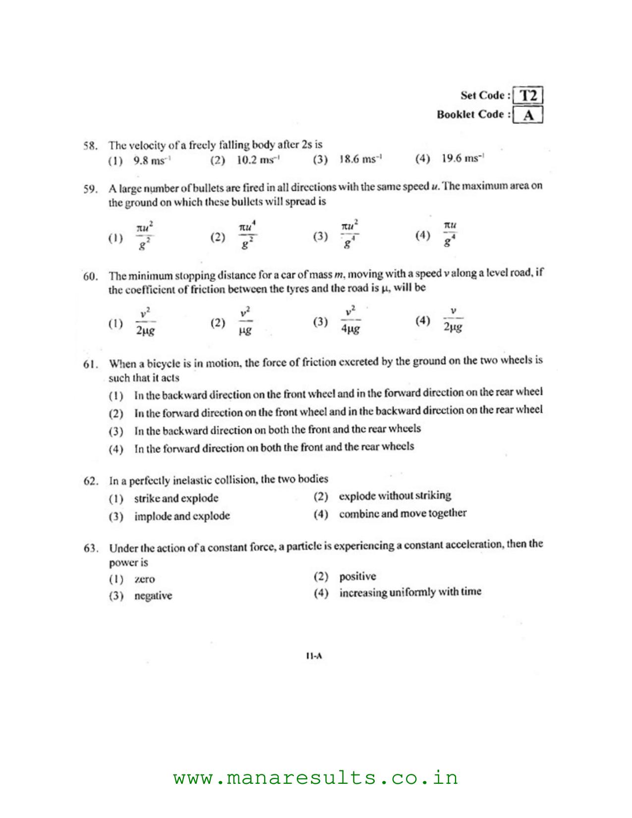 AP ECET 2016 Civil Engineering Old Previous Question Papers - Page 10