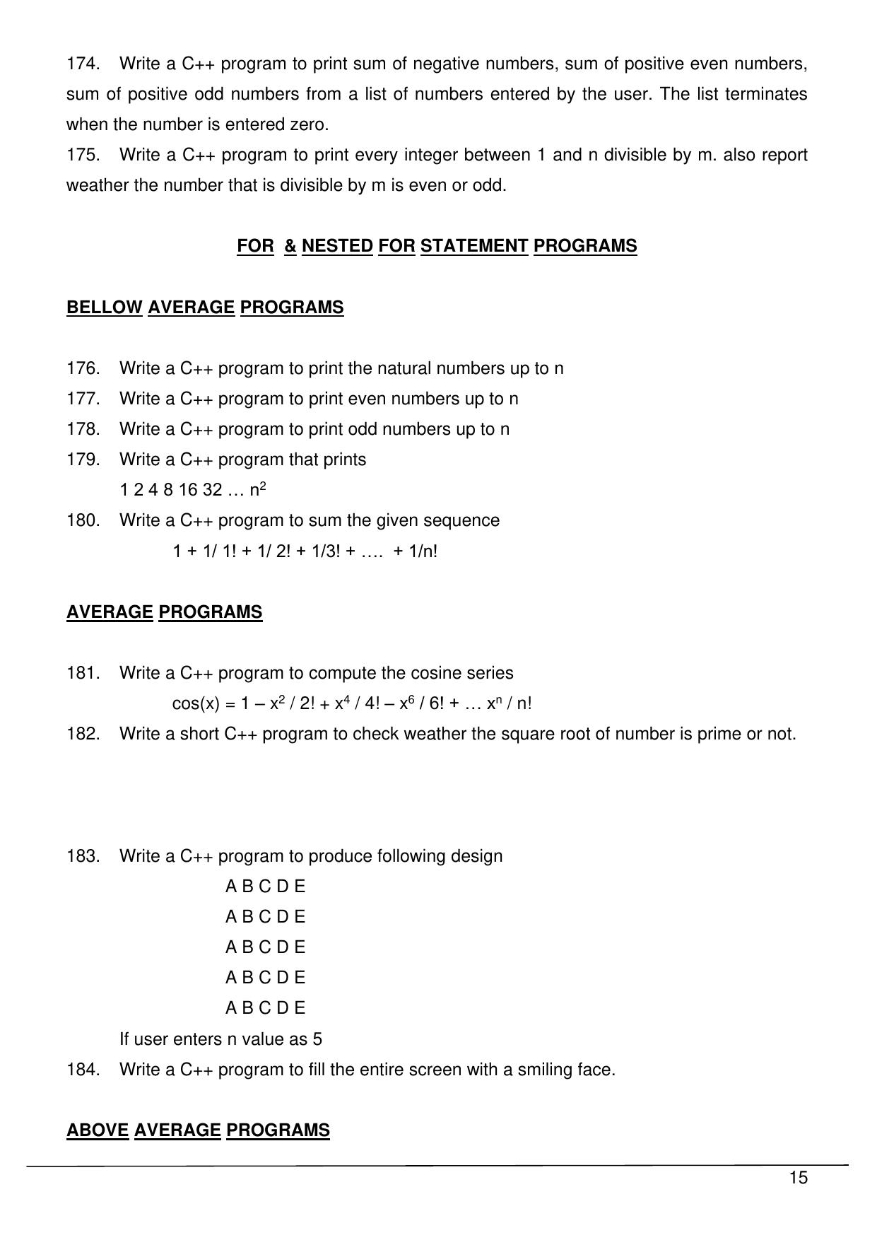 CBSE Worksheets for Class 11 Information Practices Question bank of all Chapters Assignment - Page 15