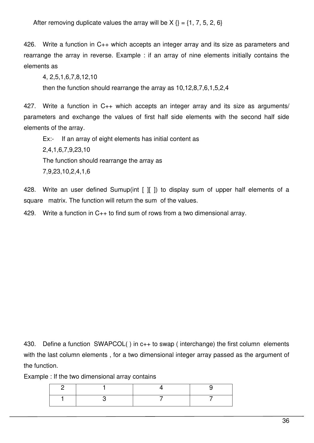 CBSE Worksheets for Class 11 Information Practices Question bank of all Chapters Assignment - Page 36