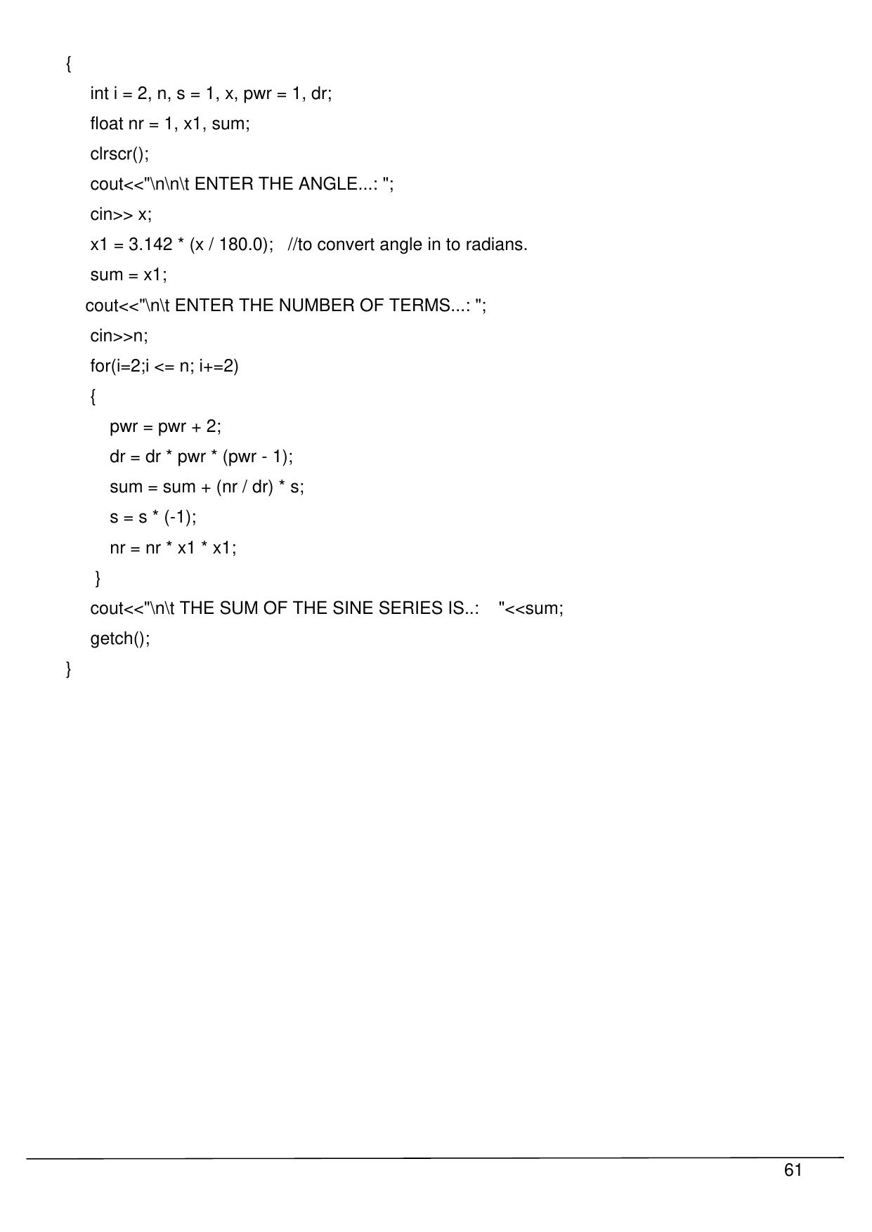 CBSE Worksheets for Class 11 Information Practices Question bank of all Chapters Assignment - Page 61