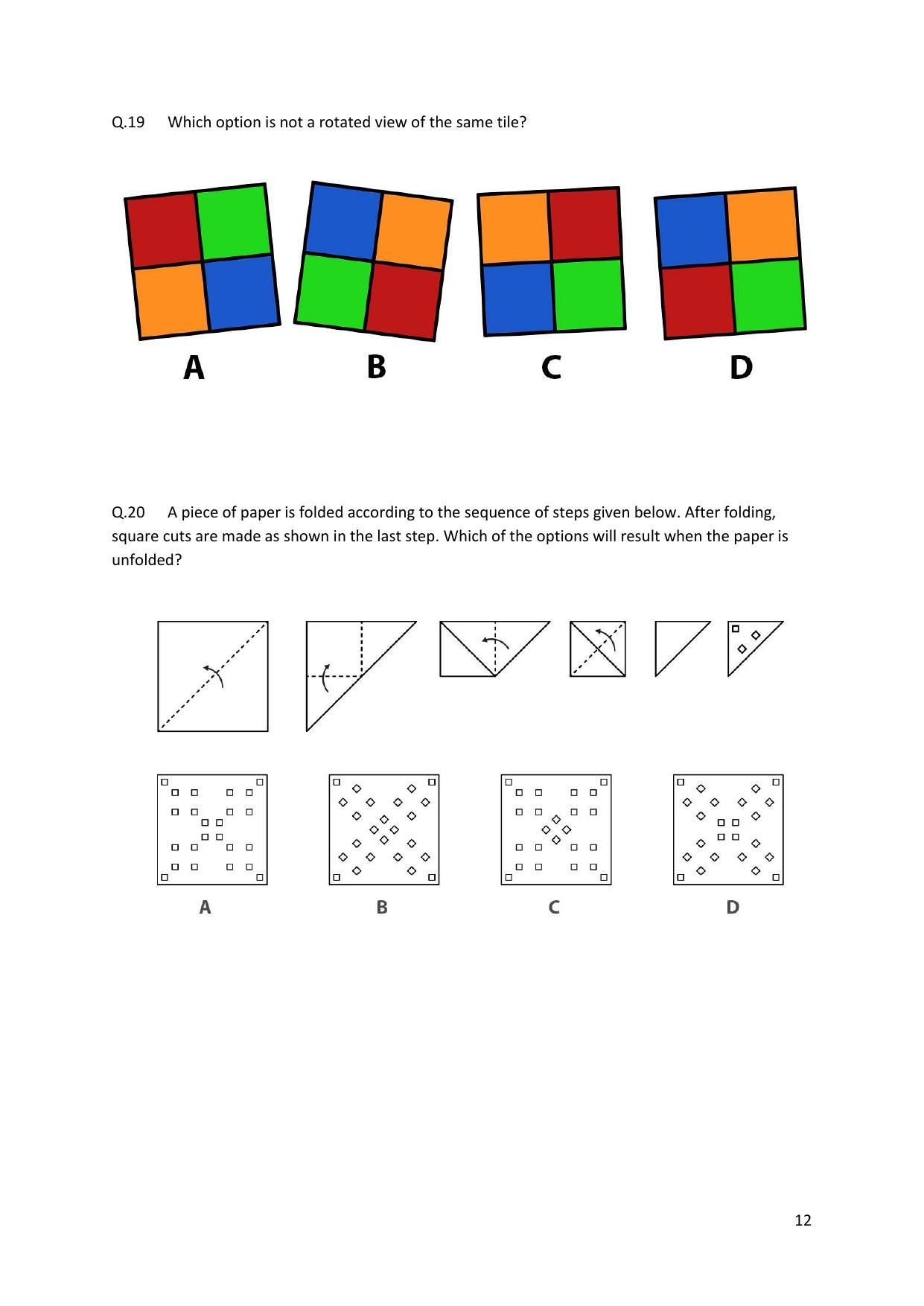 CEED 2018 Question Paper - Page 13