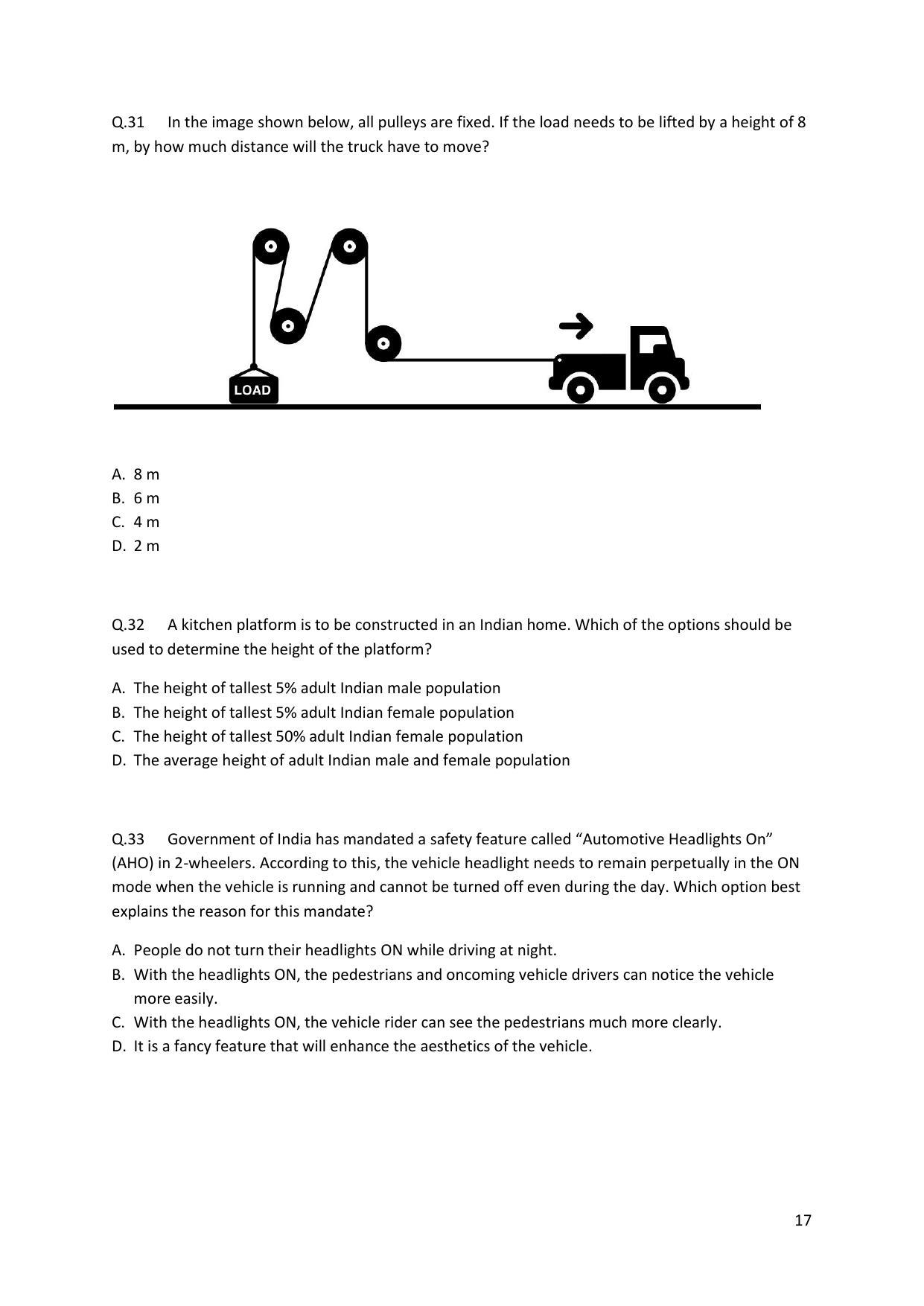 CEED 2018 Question Paper - Page 18