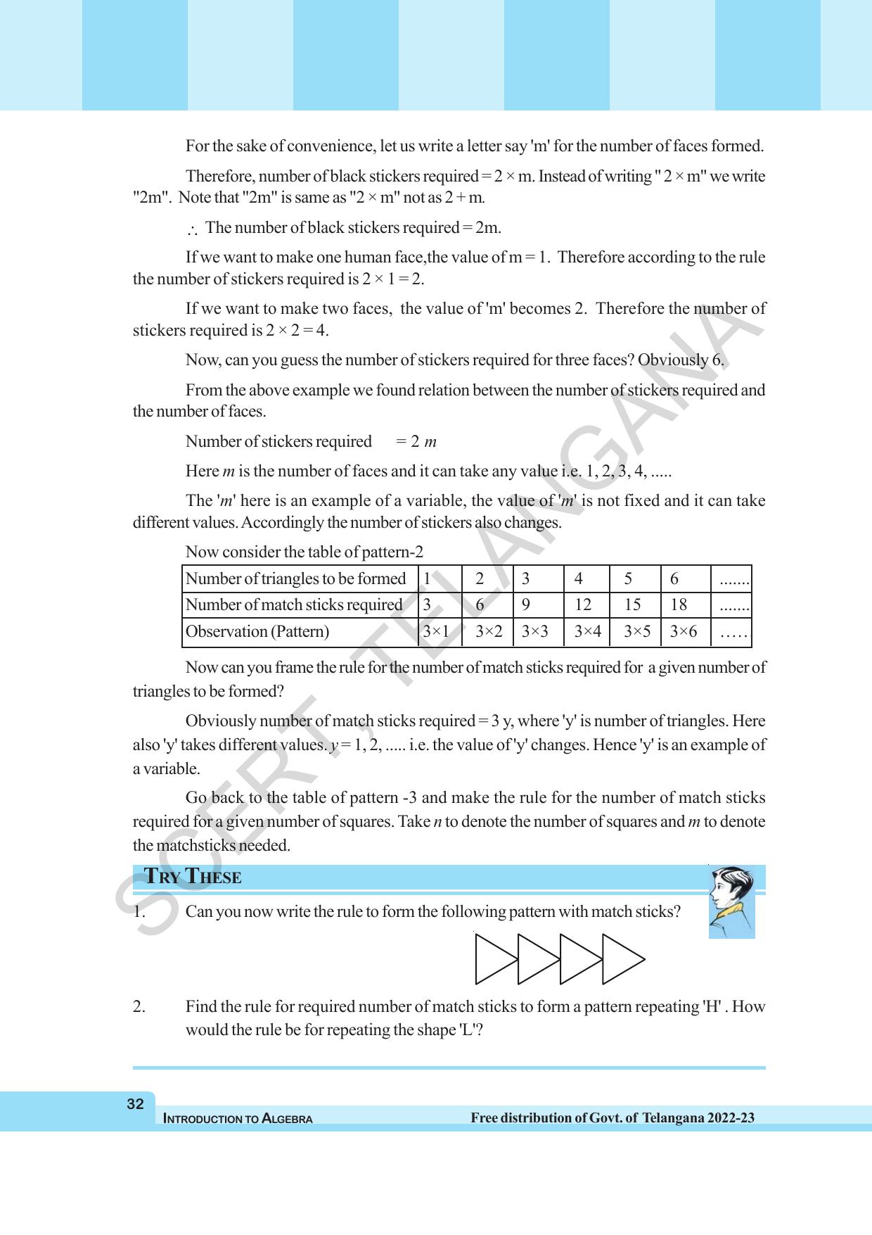 TS SCERT Class 6 Maths Path 2 (Telugu Medium) Text Book - Page 44