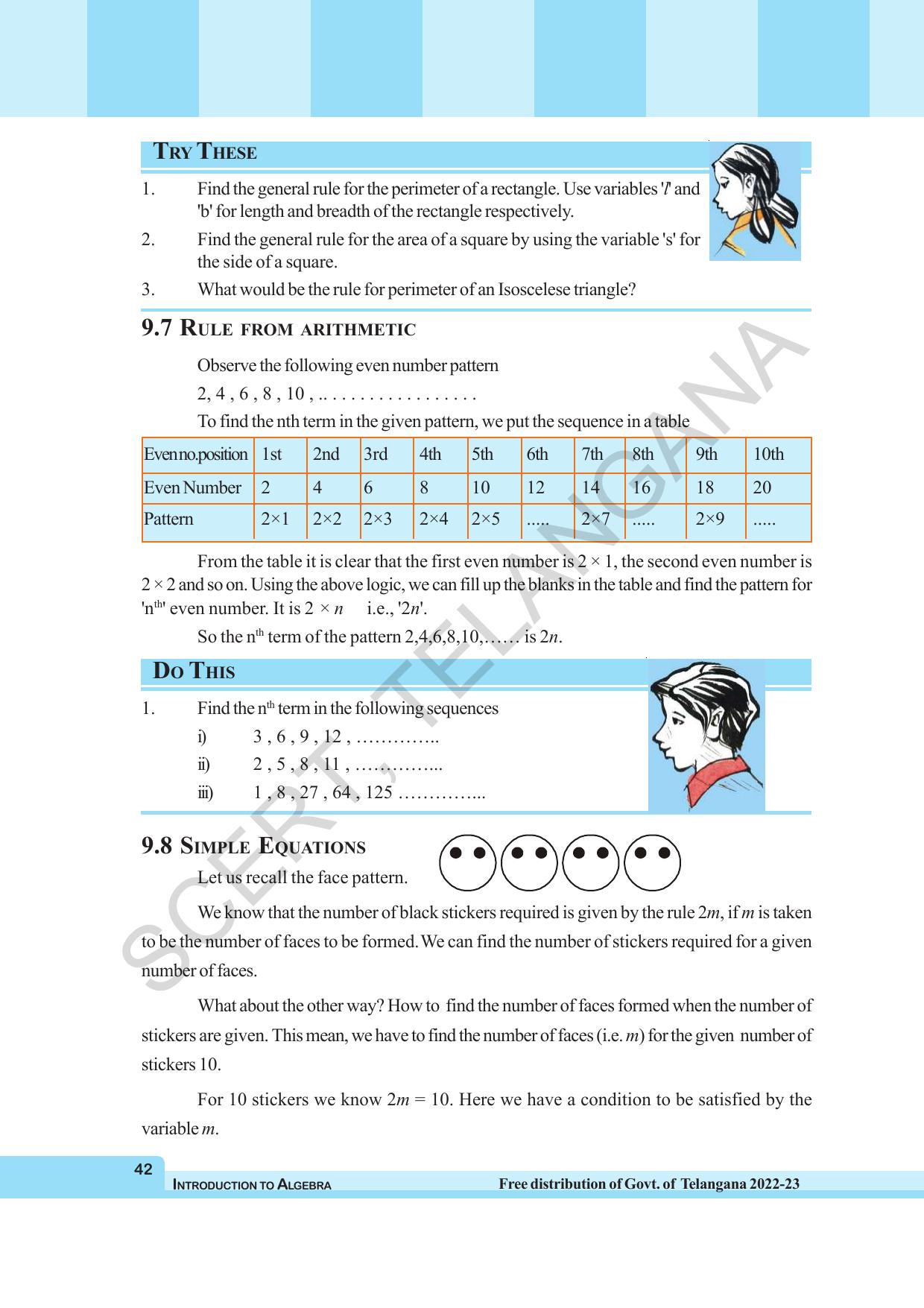 TS SCERT Class 6 Maths Path 2 (Telugu Medium) Text Book - Page 54