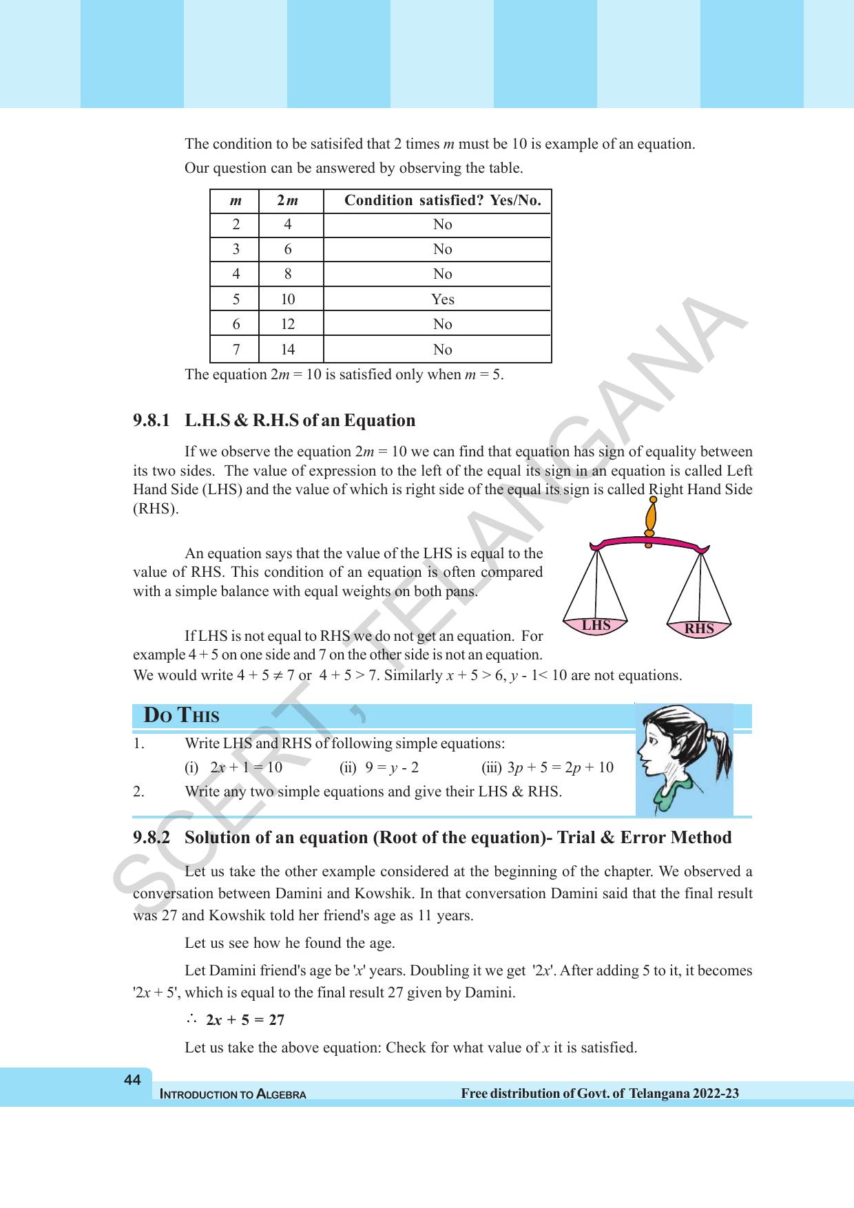 TS SCERT Class 6 Maths Path 2 (Telugu Medium) Text Book - Page 56