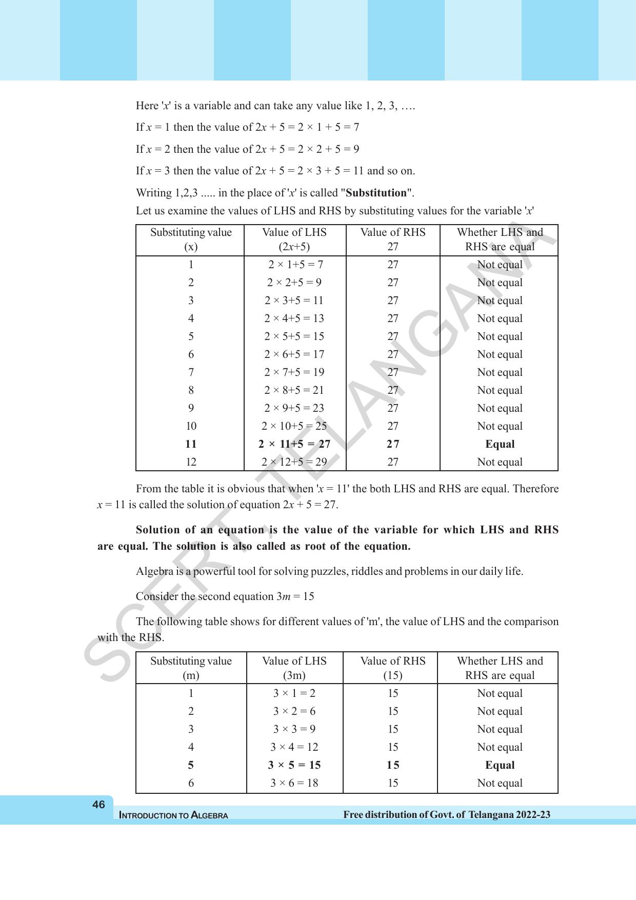 TS SCERT Class 6 Maths Path 2 (Telugu Medium) Text Book - Page 58