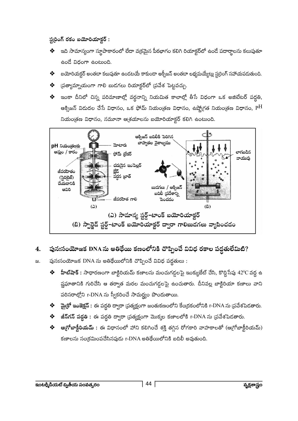 TS SCERT Inter 2nd Year Botany Path 1 (Telugu Medium) Text Book - Page 45