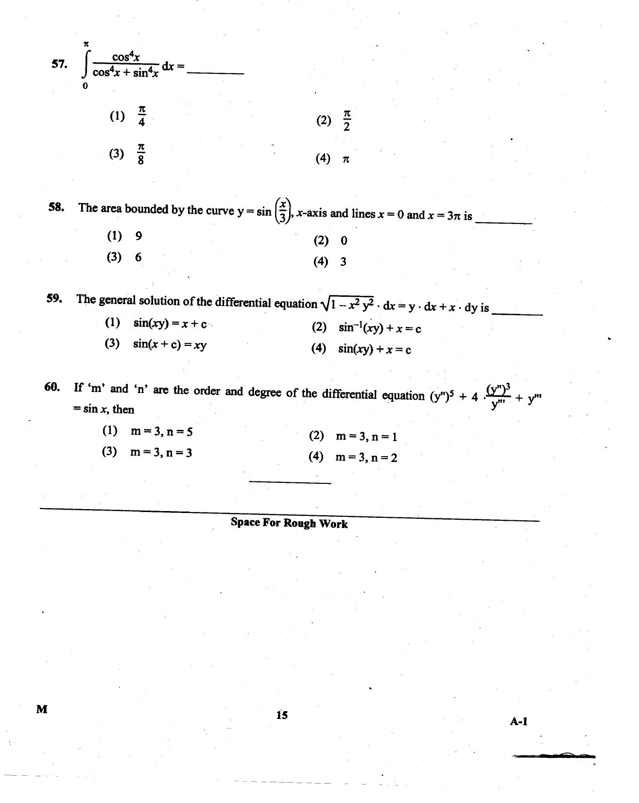 KCET Mathematics 2013 Question Papers - Page 15