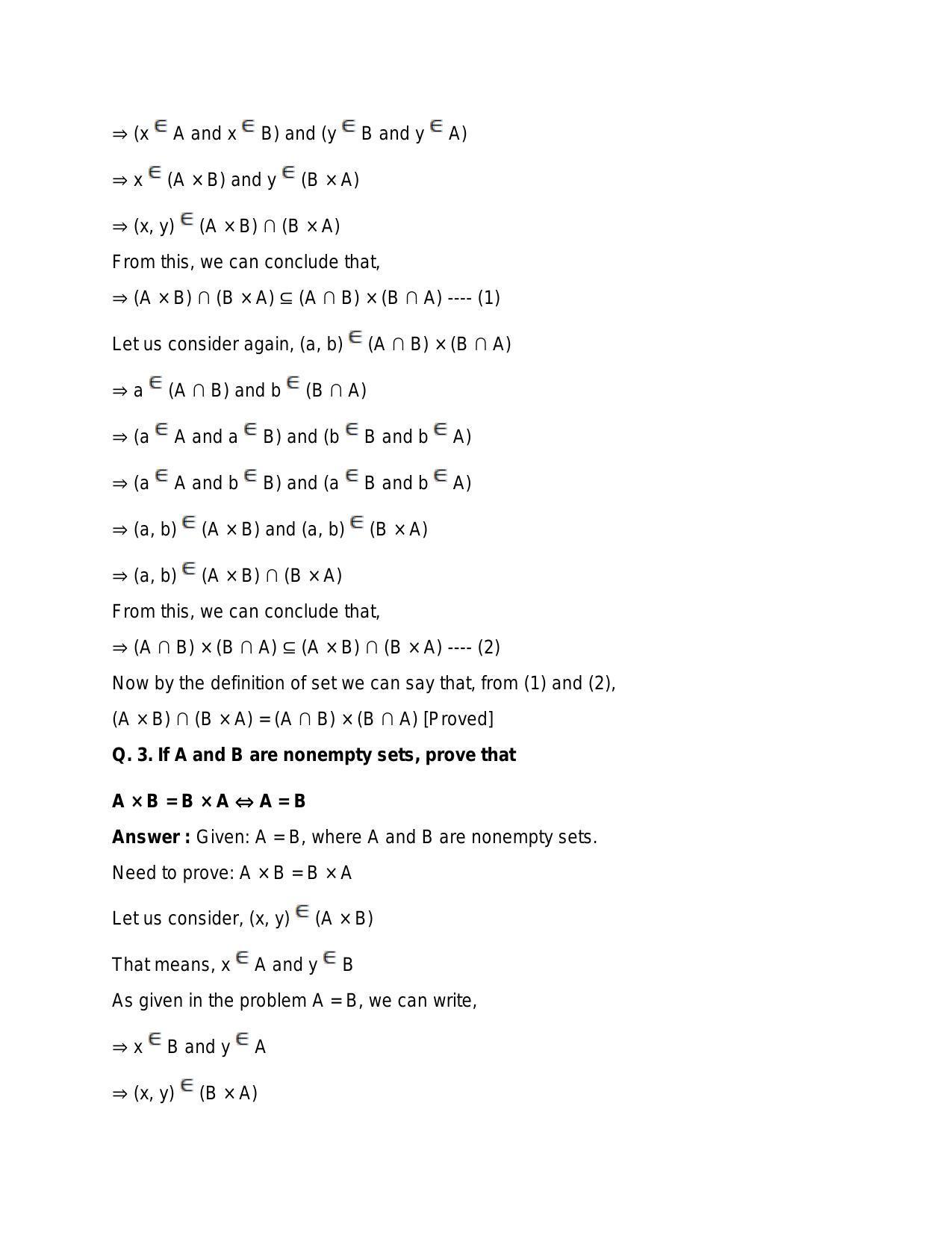 Chapter 2: Relations: RS Aggarwal Class 11 Solutions  - Page 19