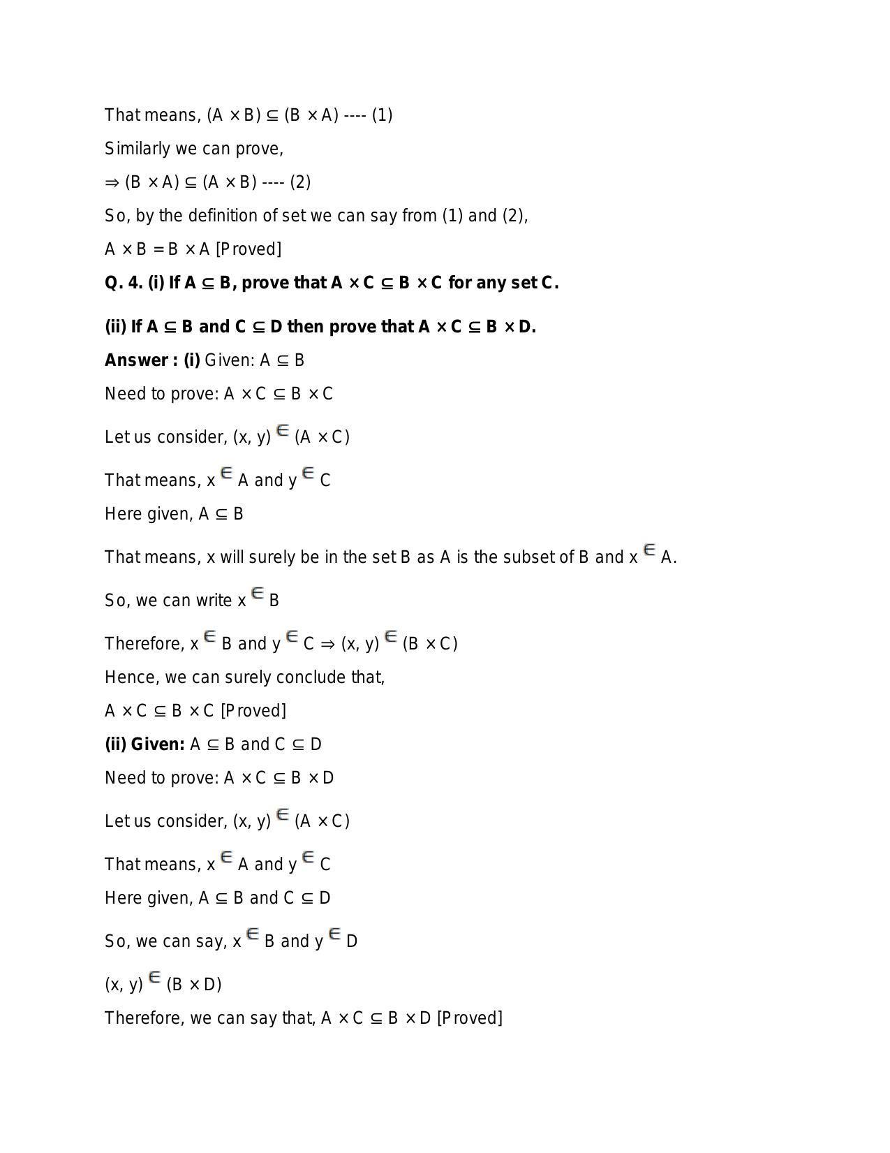 Chapter 2: Relations: RS Aggarwal Class 11 Solutions  - Page 20
