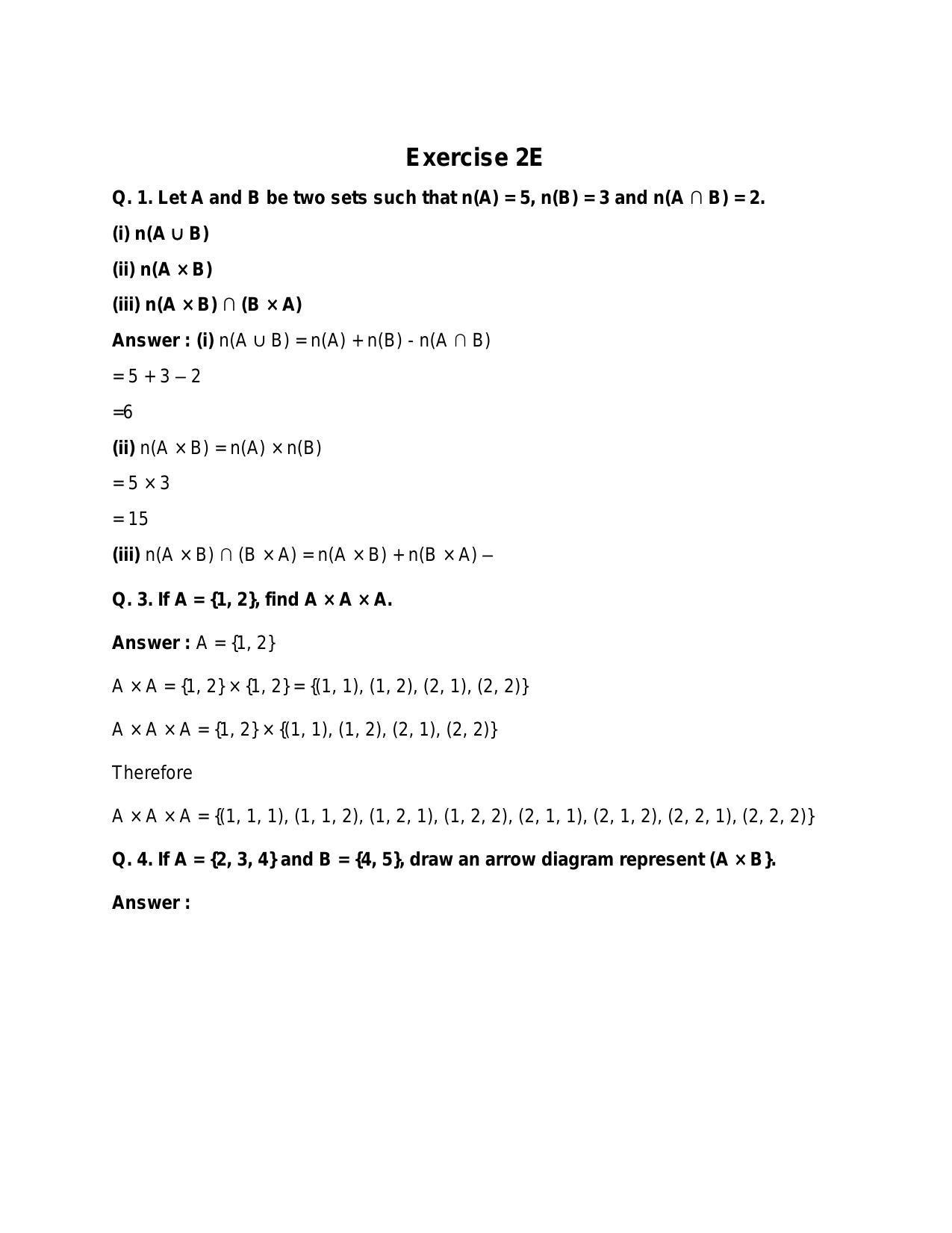 Chapter 2: Relations: RS Aggarwal Class 11 Solutions  - Page 40