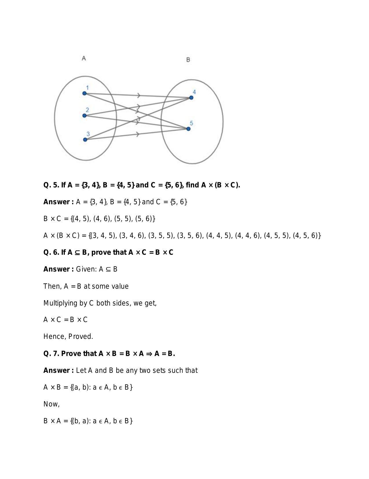 Chapter 2: Relations: RS Aggarwal Class 11 Solutions  - Page 41