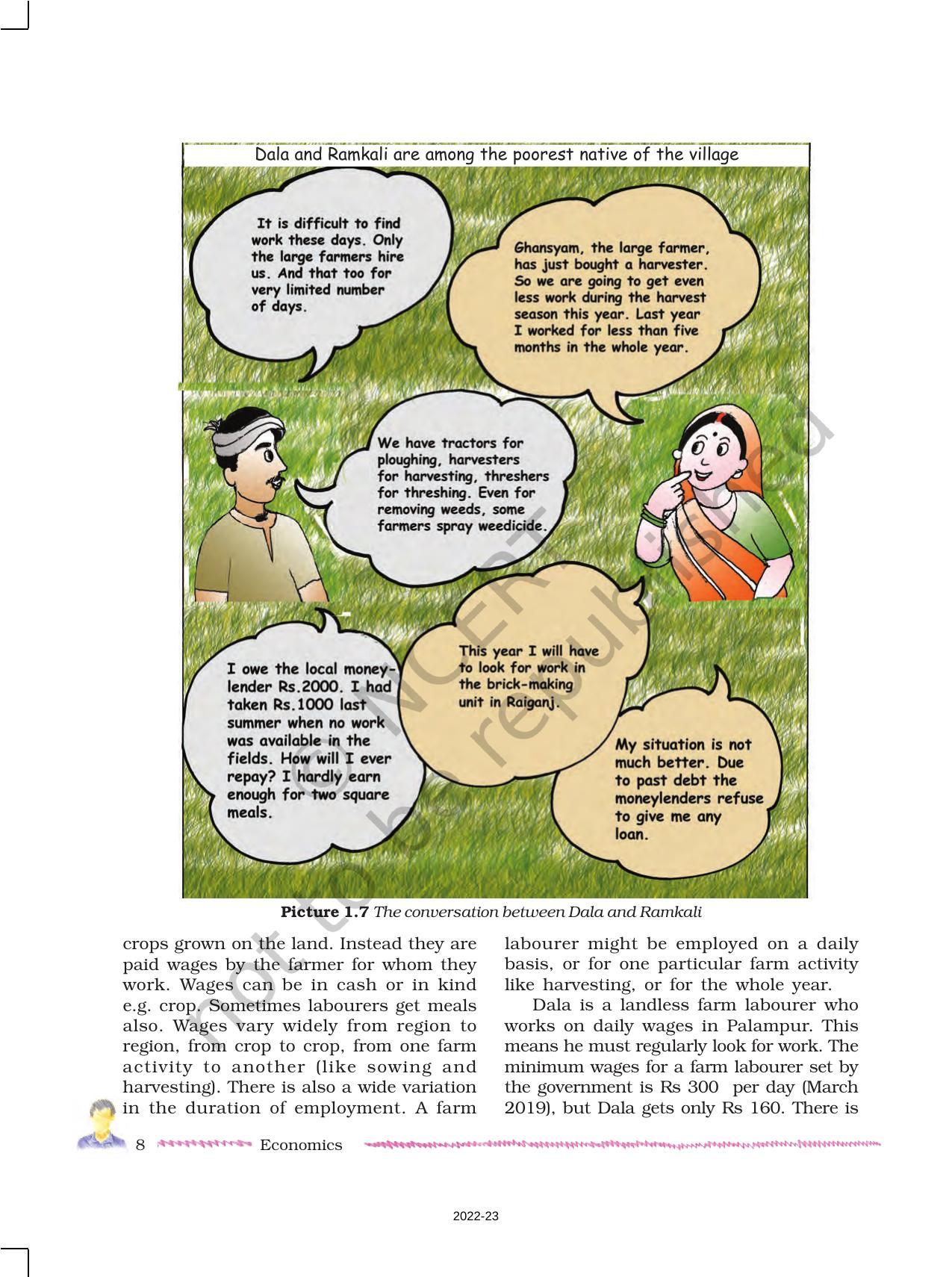 NCERT Book For Class 9 Economics Chapter 1 The Story Of Village