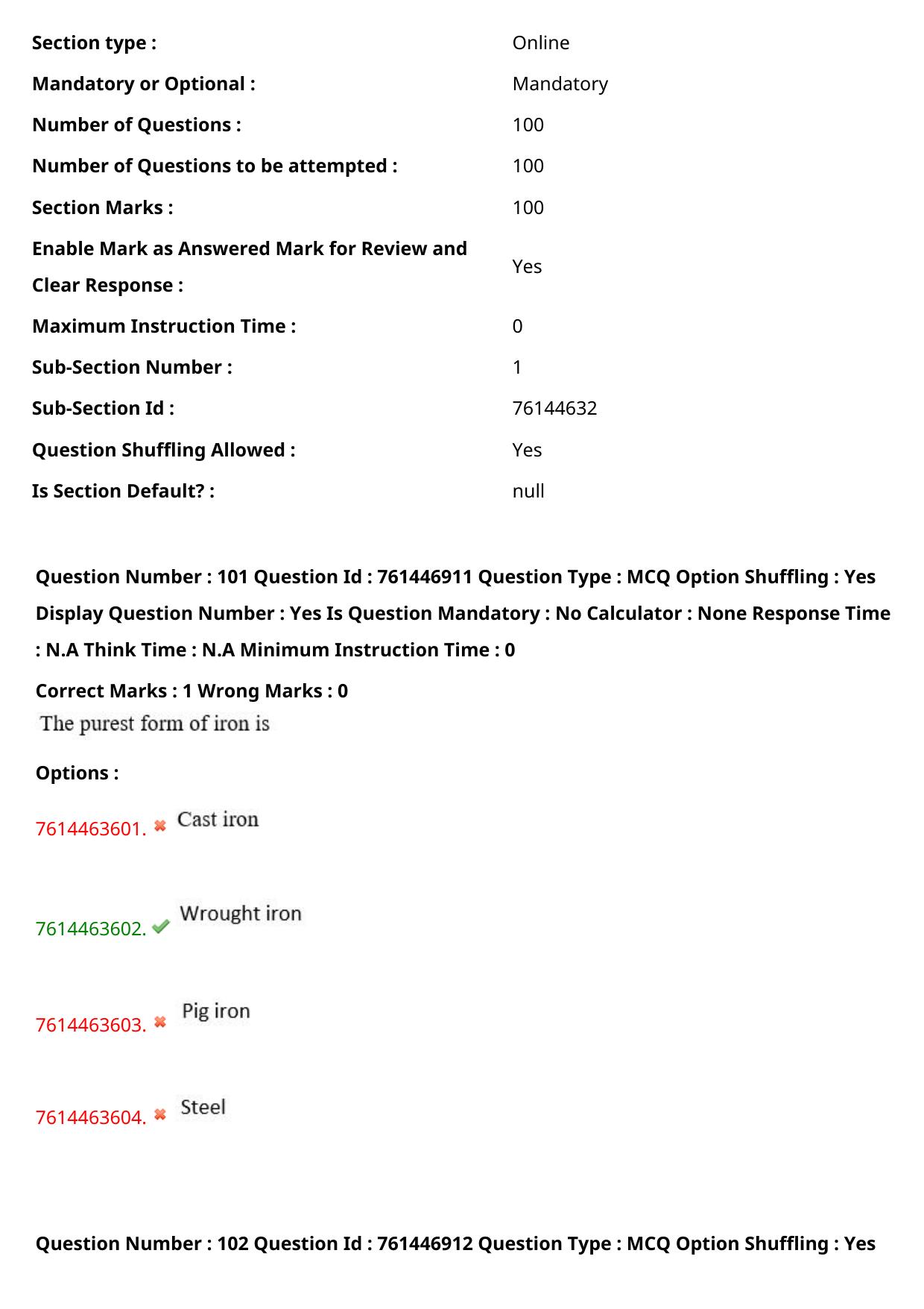 TS ECET 2024: CHE – CHEMICAL ENGINEERING Master Question Paper With Preliminary Key - Page 63