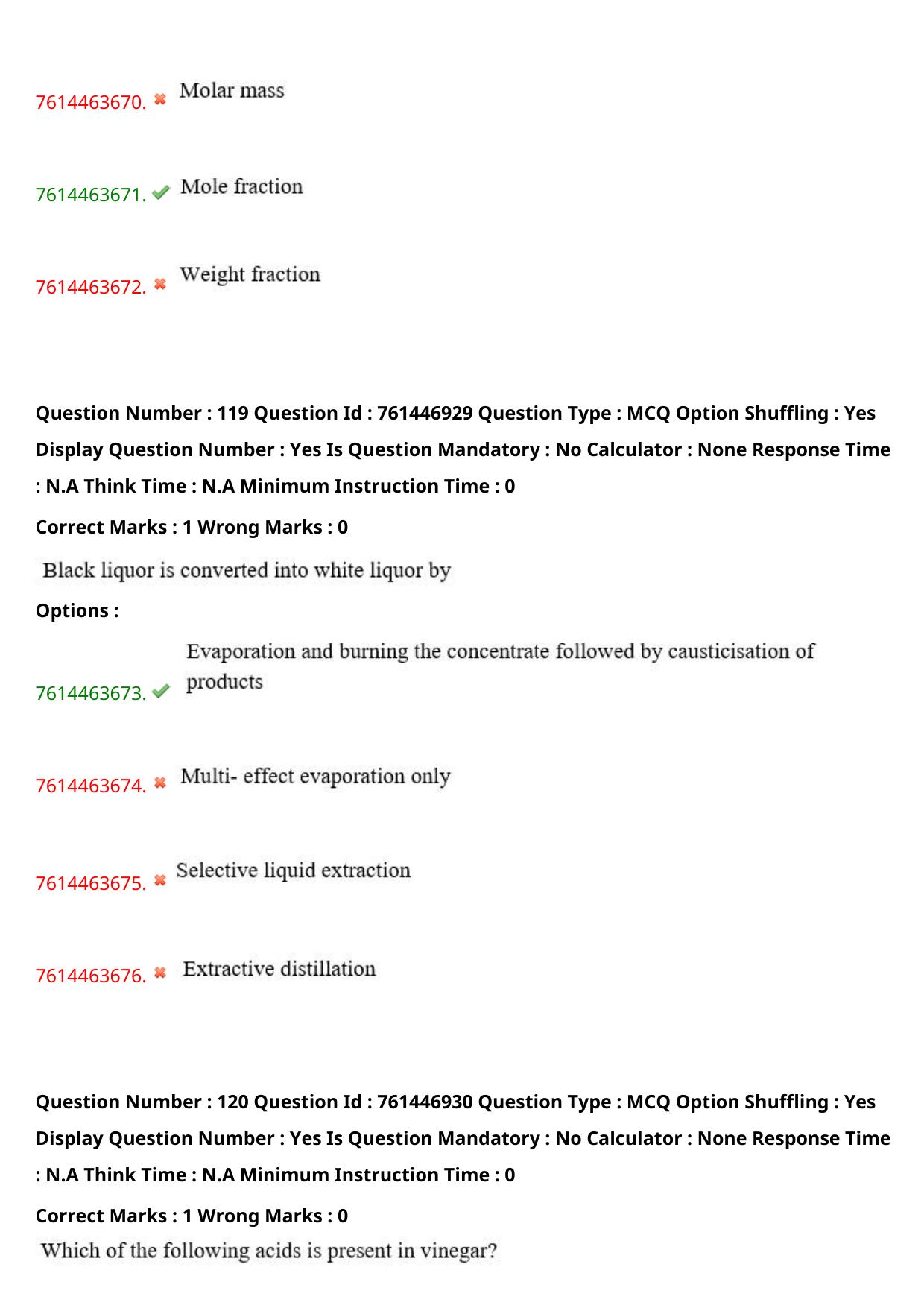 TS ECET 2024: CHE – CHEMICAL ENGINEERING Master Question Paper With Preliminary Key - Page 73