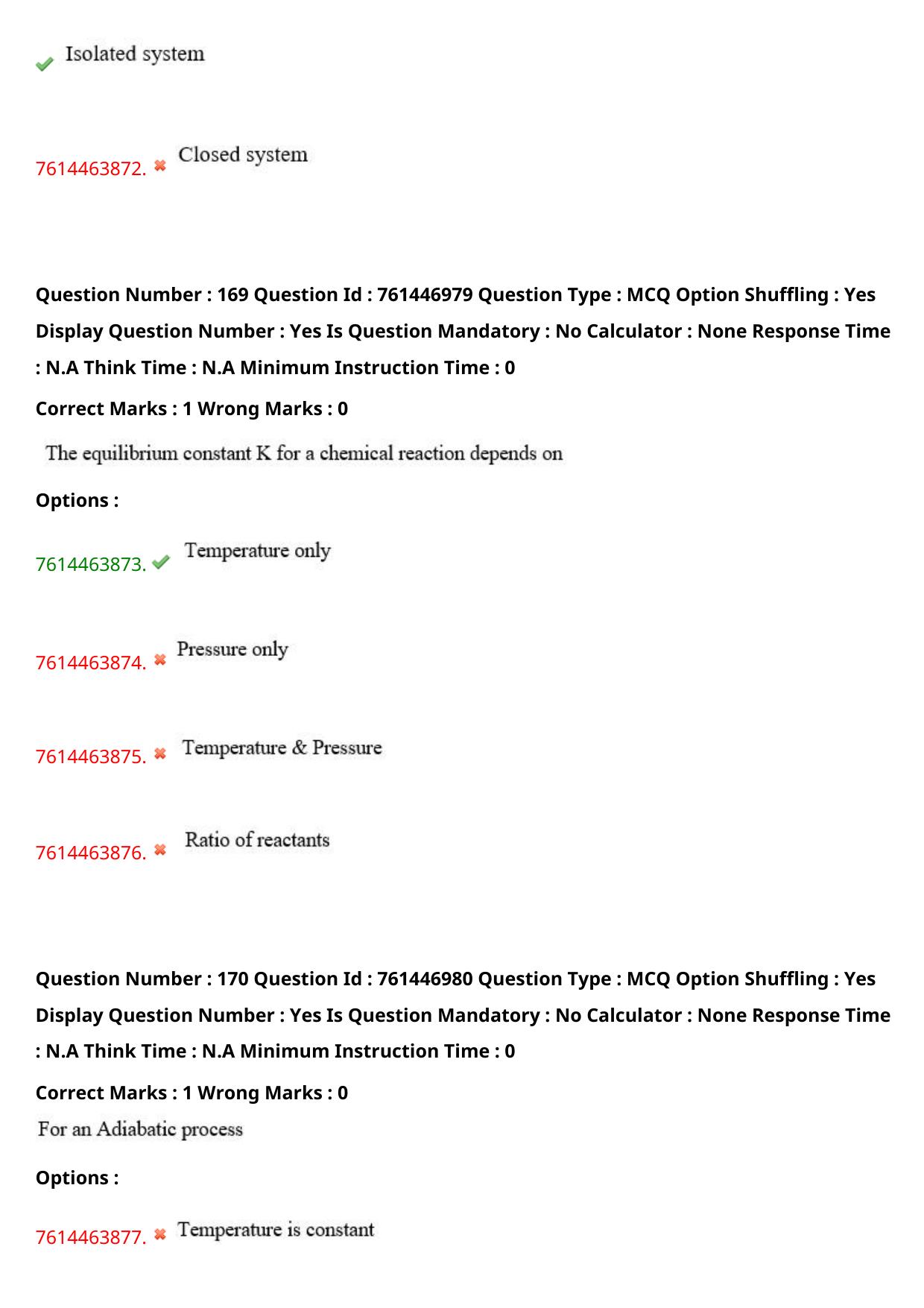 TS ECET 2024: CHE – CHEMICAL ENGINEERING Master Question Paper With Preliminary Key - Page 100