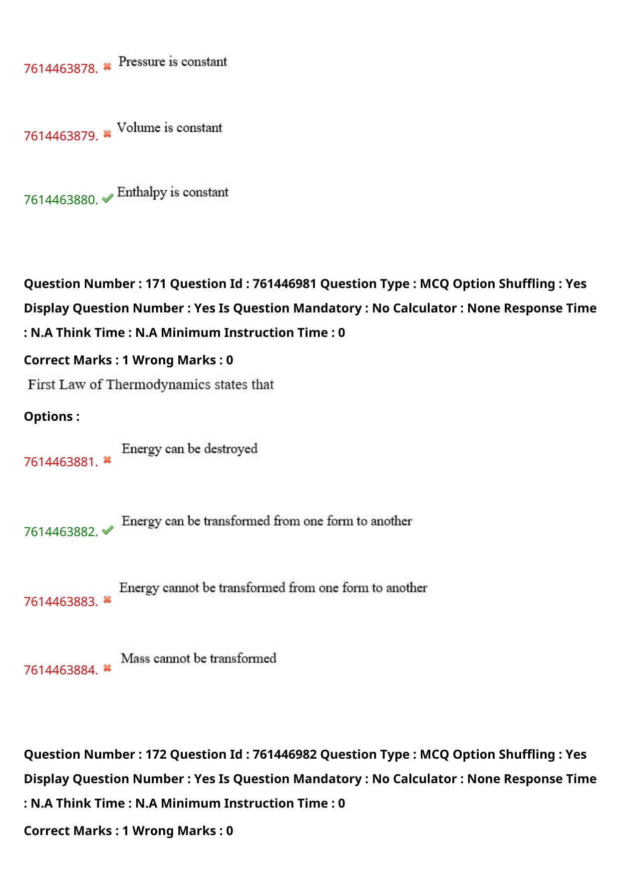 TS ECET 2024: CHE – CHEMICAL ENGINEERING Master Question Paper With Preliminary Key - Page 101