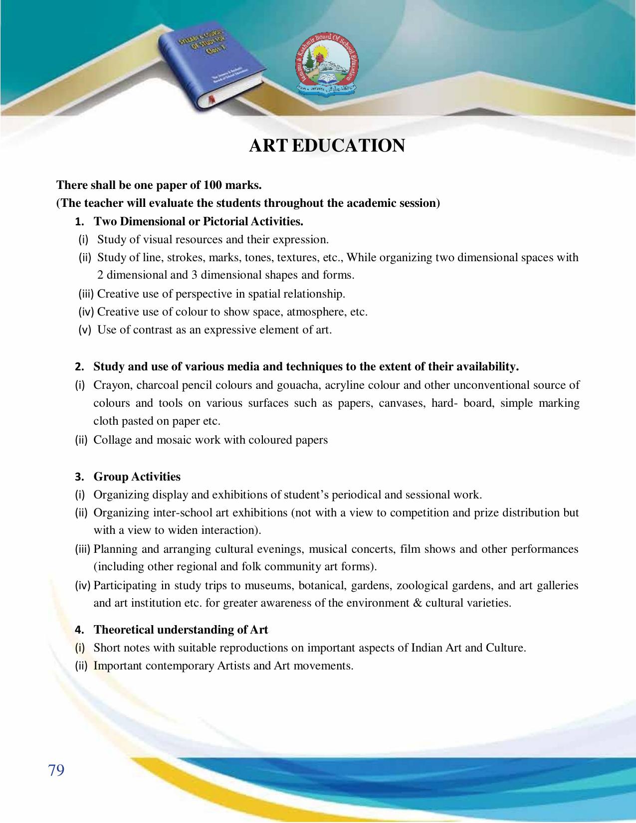 JKBOSE Class 10 Syllabus for JK & Ladakh (2024-25) - Page 80