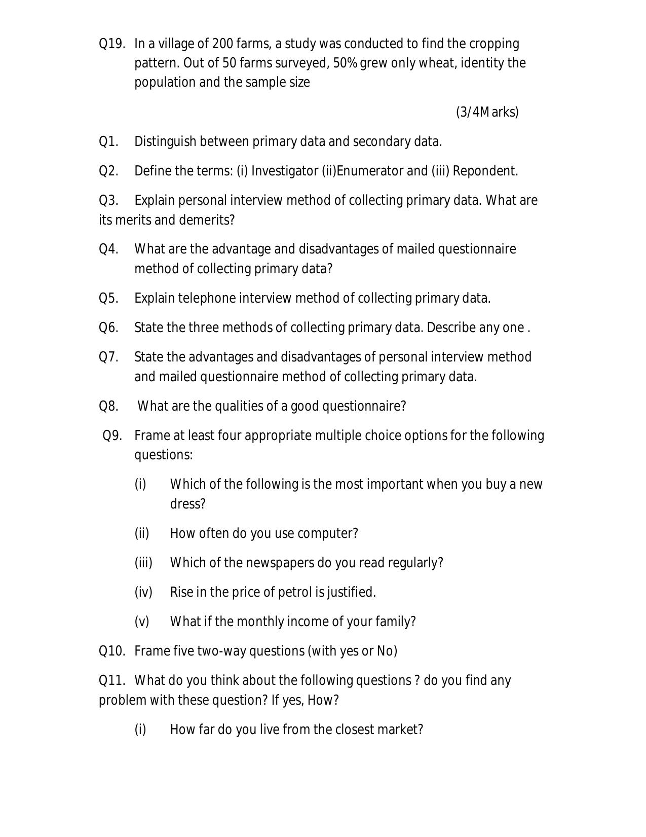 CBSE Worksheets for Class 11 Economics Assignment 10 - Page 2