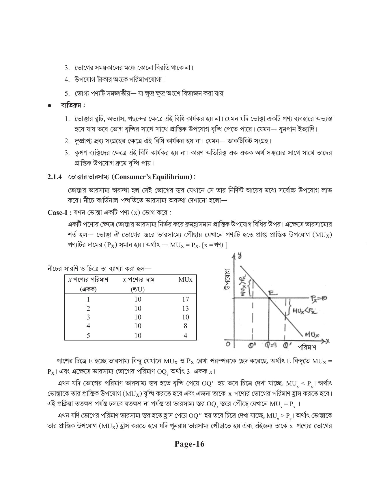 Tripura Board Class 11 Economics Bengali Version Workbooks - Page 20