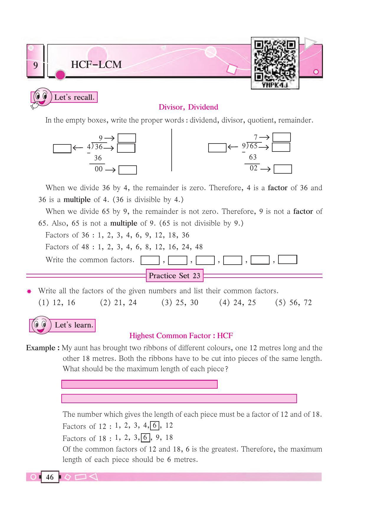 Maharashtra Board Class 6 Maths Textbook - IndCareer Docs