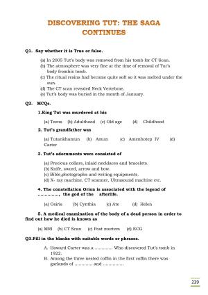 CBSE Worksheets for Class 11 English Discovering Tut questions answers