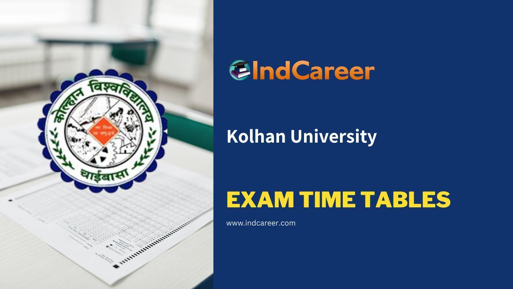 Kolhan University - Courses, Contact, Address and Other Details