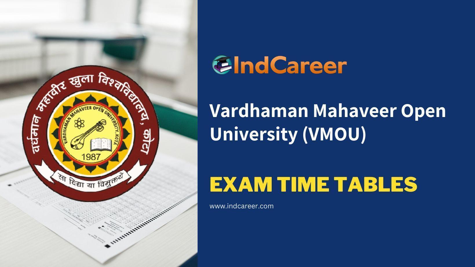 VMOU MET EXAM 2020 : Important Dates, Eligibility, Fees, Cut-off