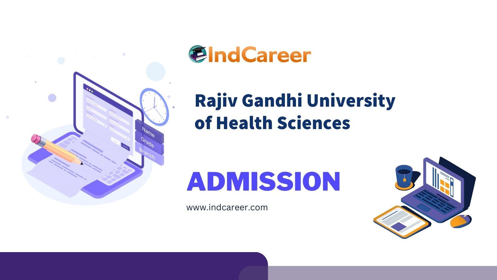 Rajiv Gandhi University of Health Sciences RGUHS Admission