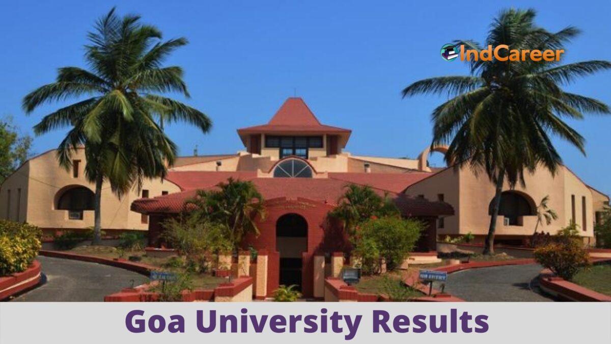 Goa University Results Unigoa.Ac.In Check UG PG Results Here