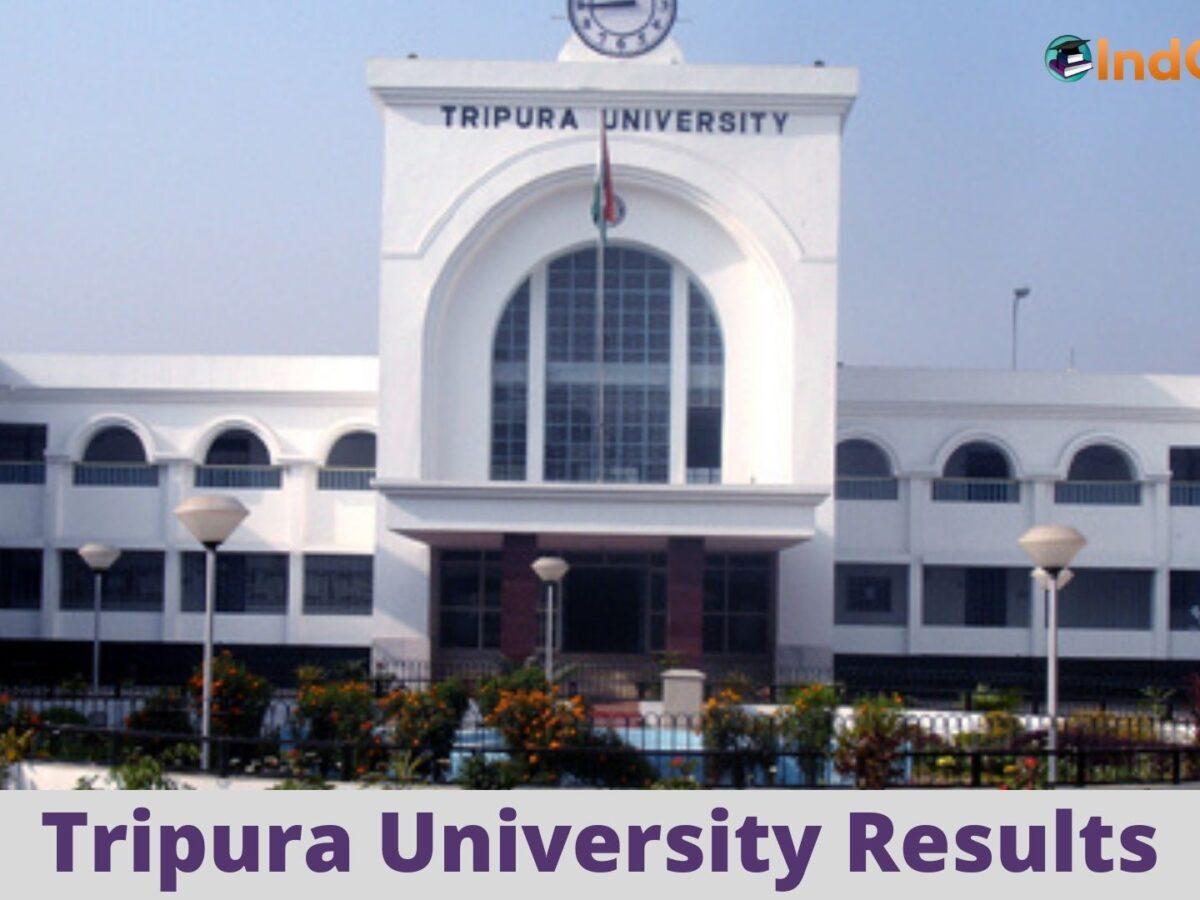 Tripura University Results @ Tripurauniv.Ac.In: Check UG, PG Results Here