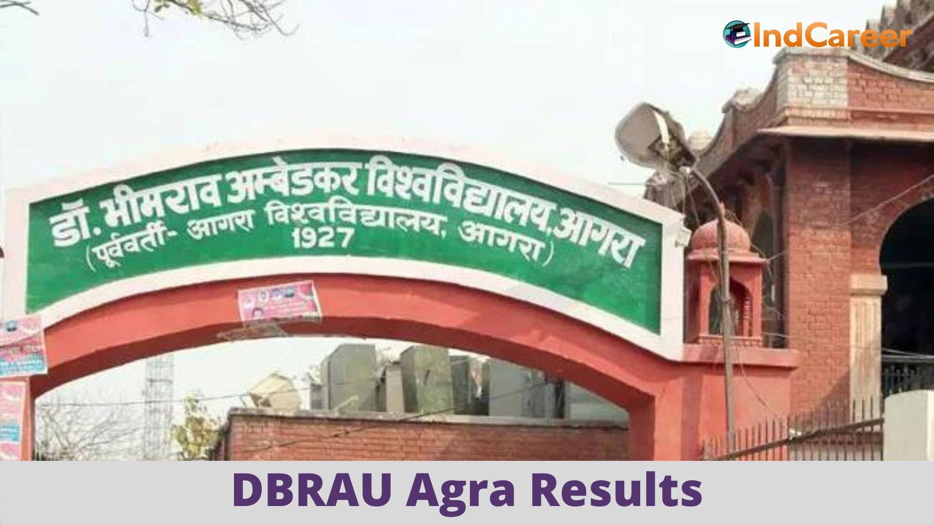 DBRAU Agra Results Dbrau.Org.In Check UG PG Results Here