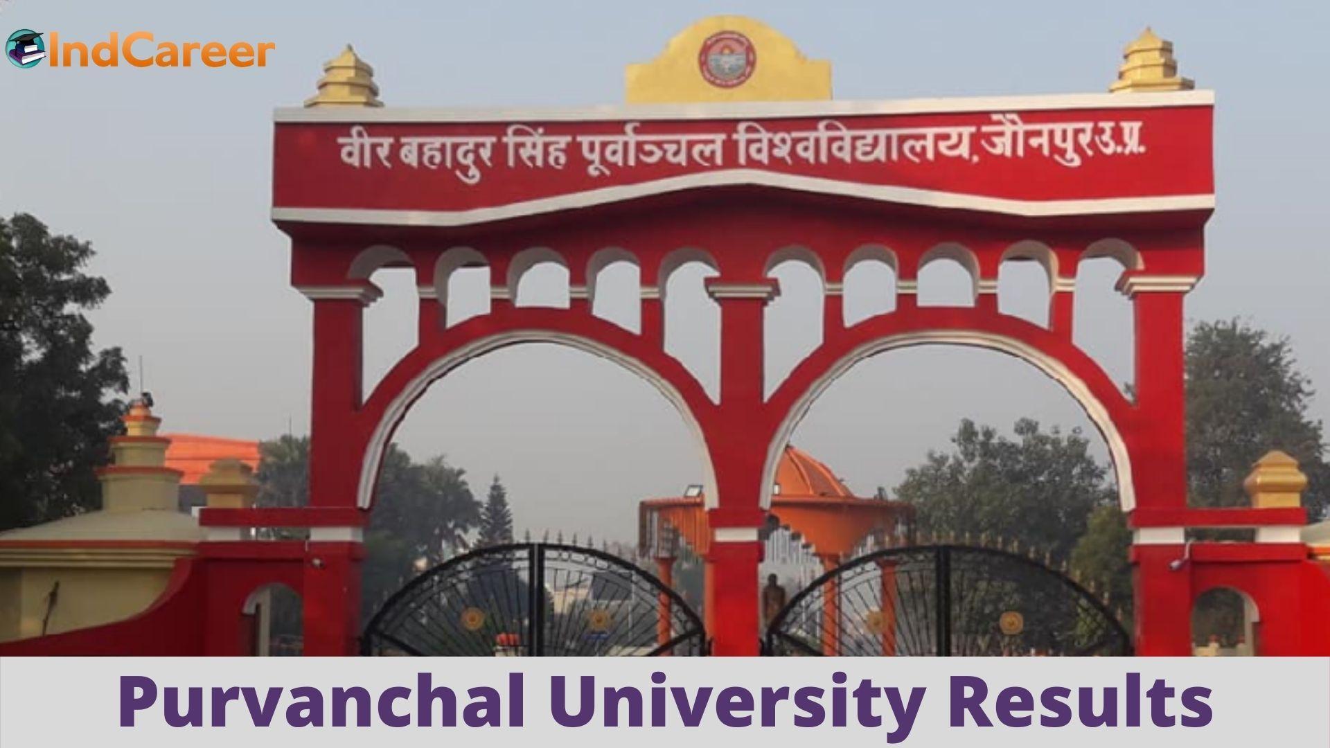 Purvanchal University Results Vbspu.Ac.In Check UG PG Results