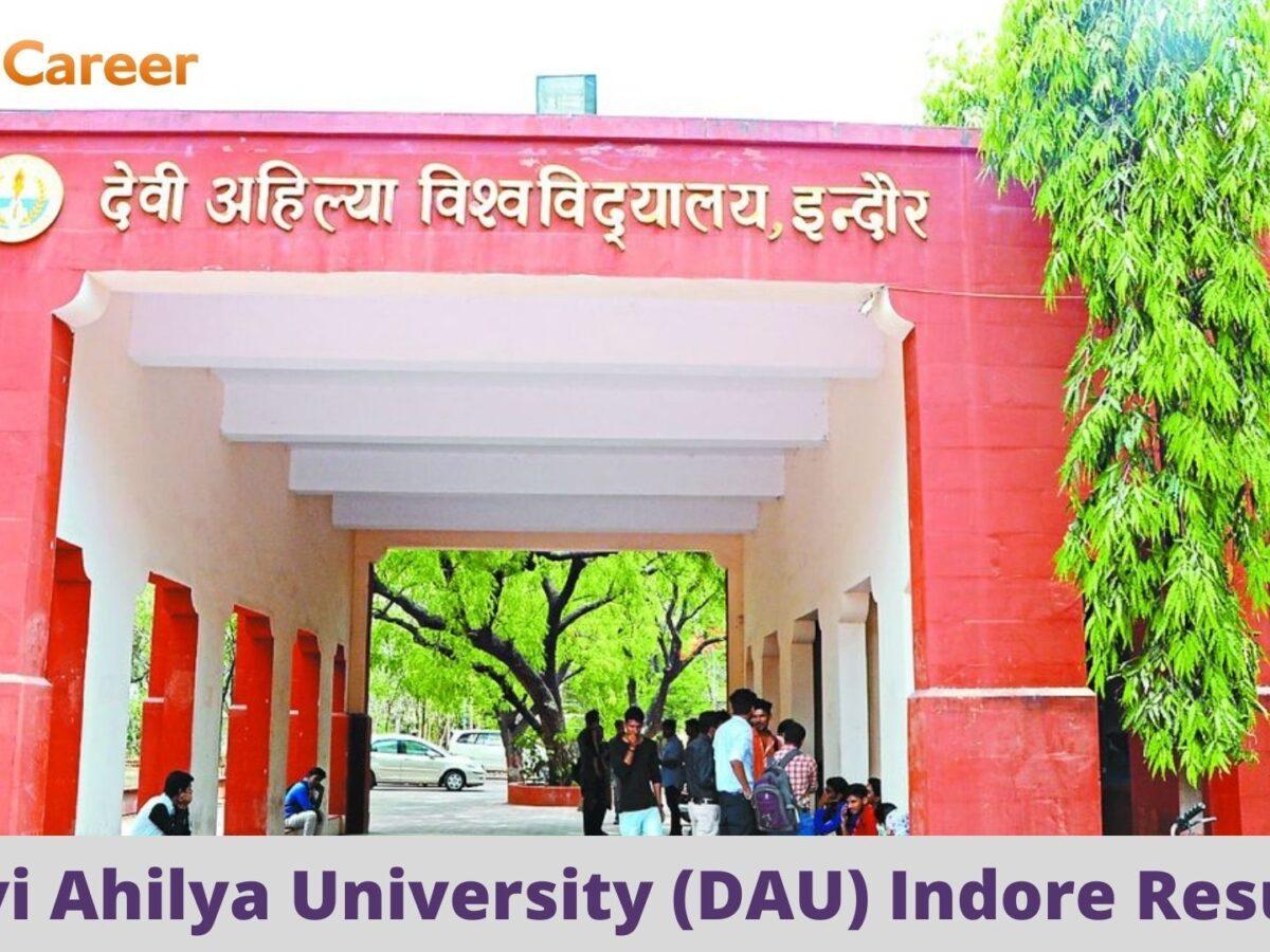 DAVV Indore Results @ Dauniv.Ac.In: Check UG, PG Results Here