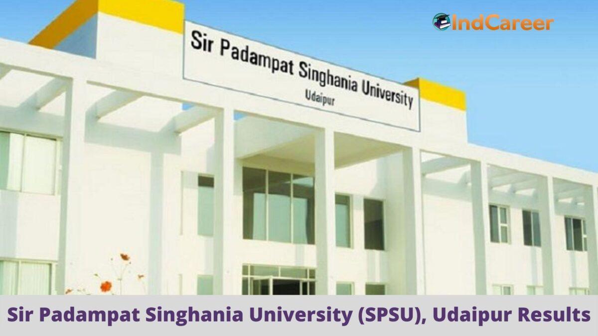 SPSU Udaipur Results @ Spsu.Ac.In: Check UG, PG Results Here - IndCareer